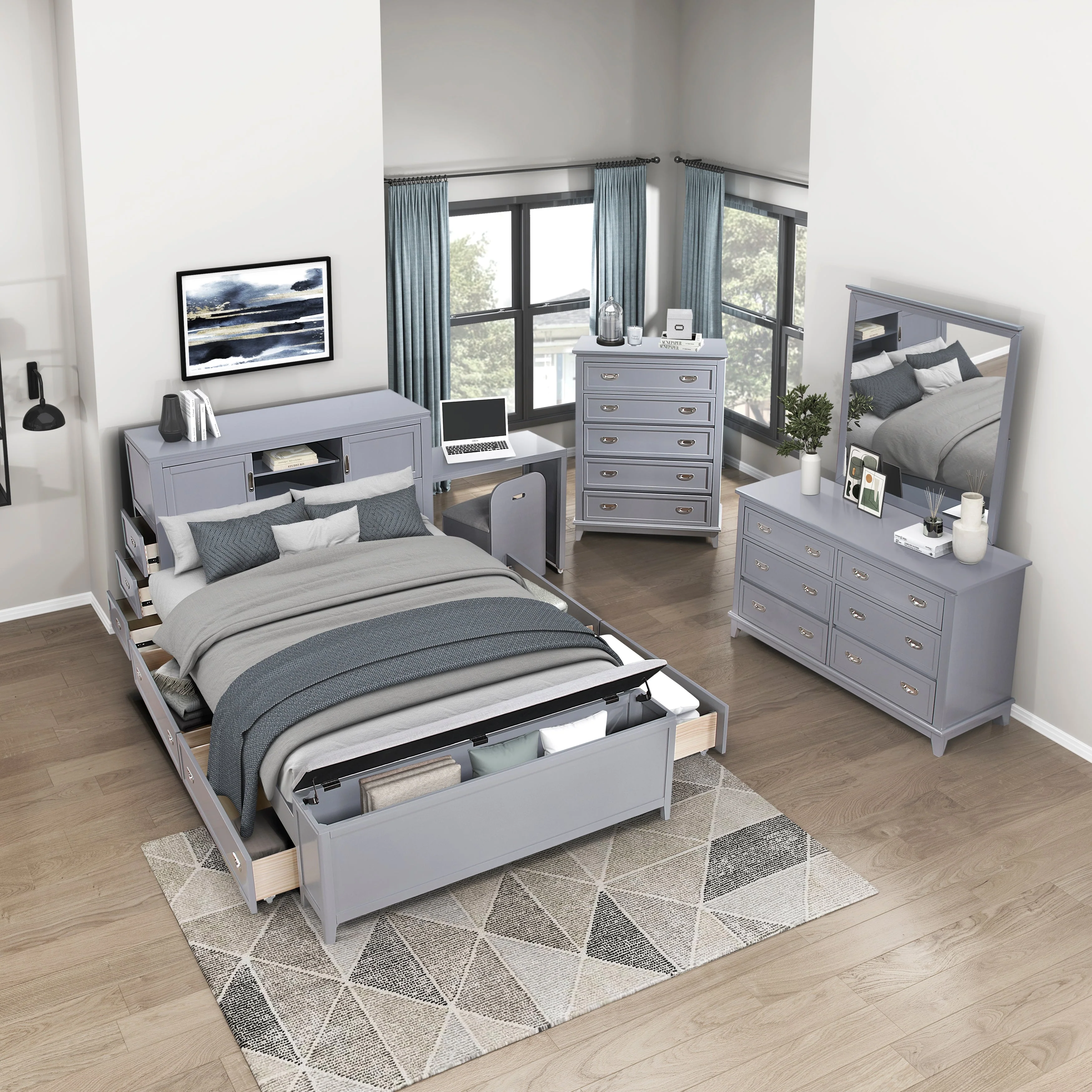 Sloane Gray Dresser - Image 17