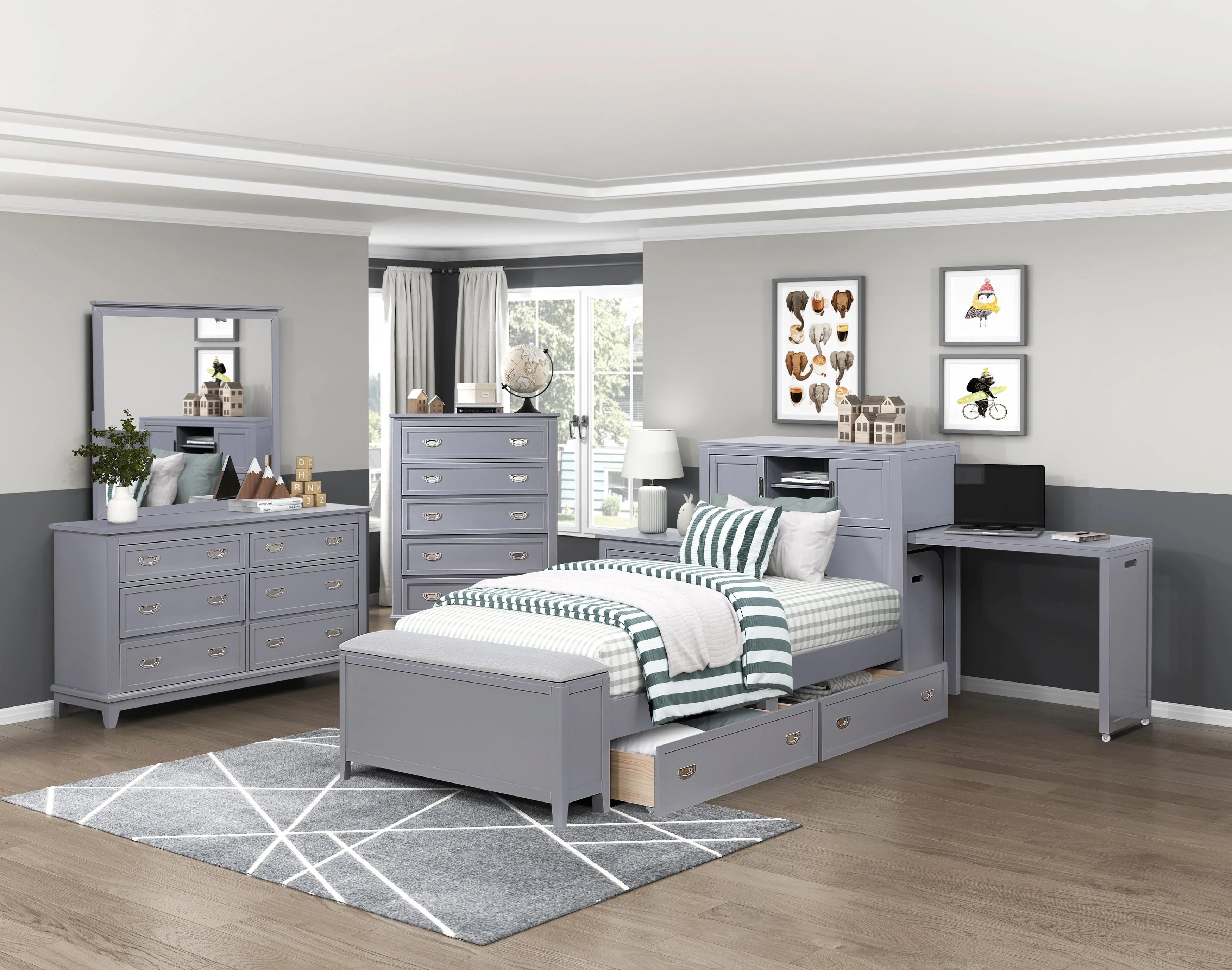 Sloane Gray Dresser - Image 22