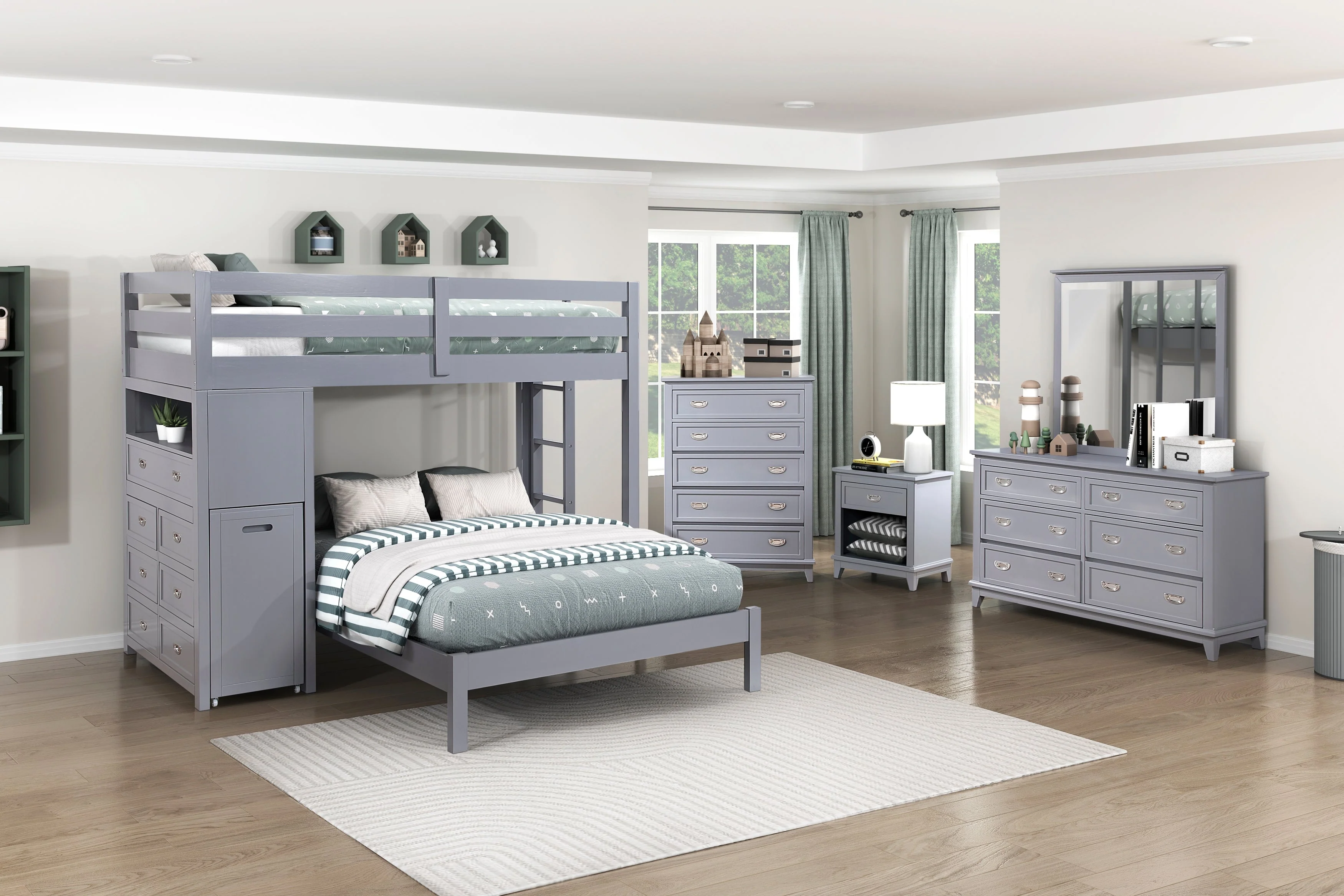 Sloane Gray Dresser - Image 6