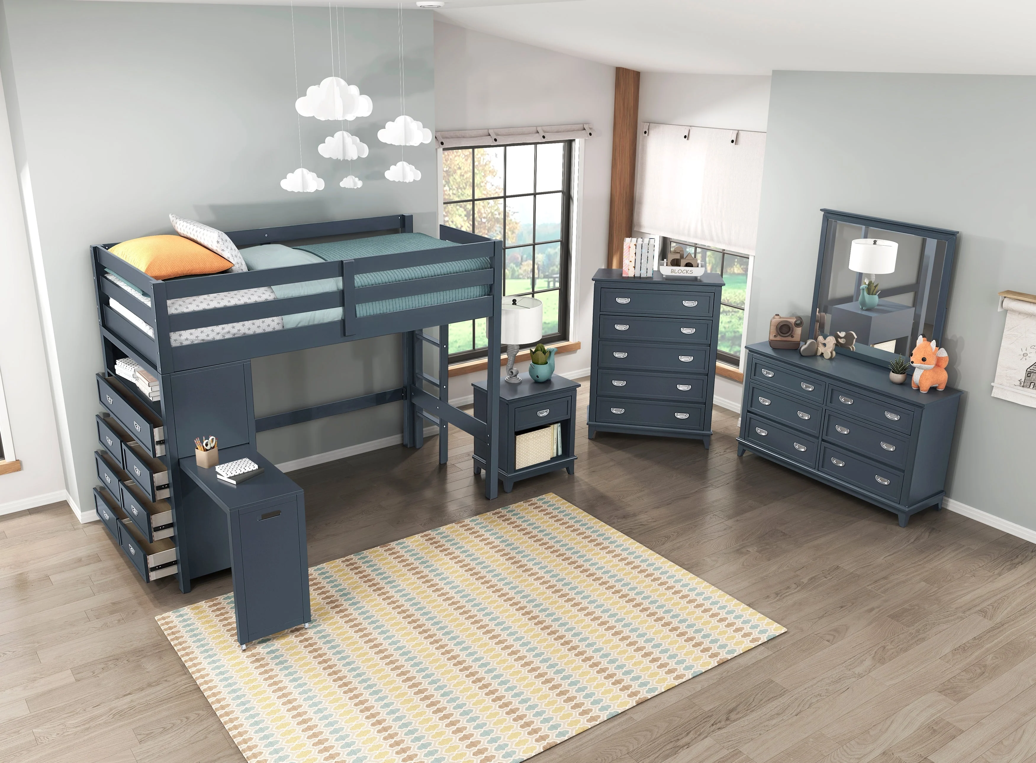 Sloane Navy Blue Chest - Image 10