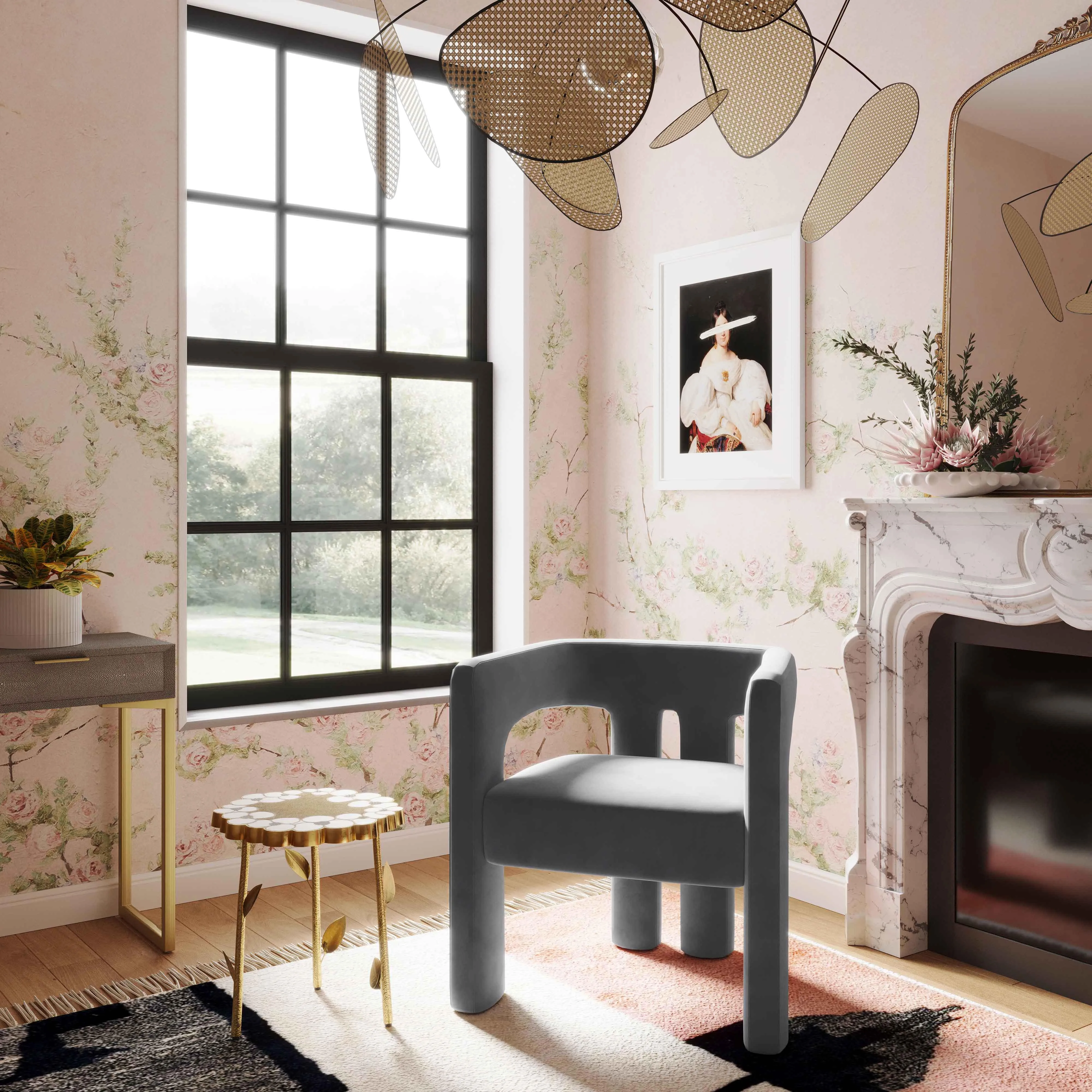 Sloane Velvet Accent Chair - Image 20