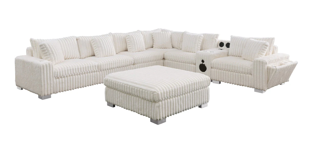 Snuggle Station Cream Sectional - Image 9