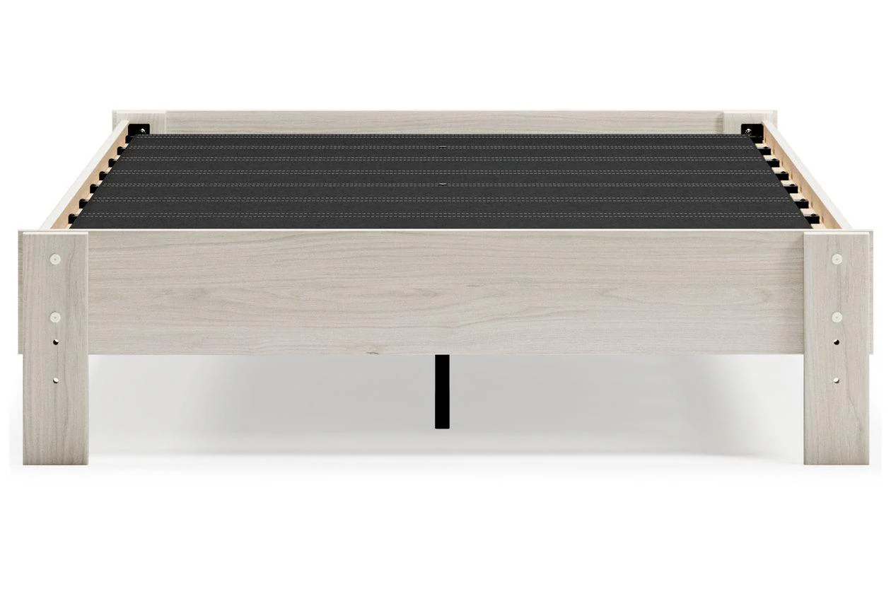 Socalle Light Natural Full Platform Bed - Image 6
