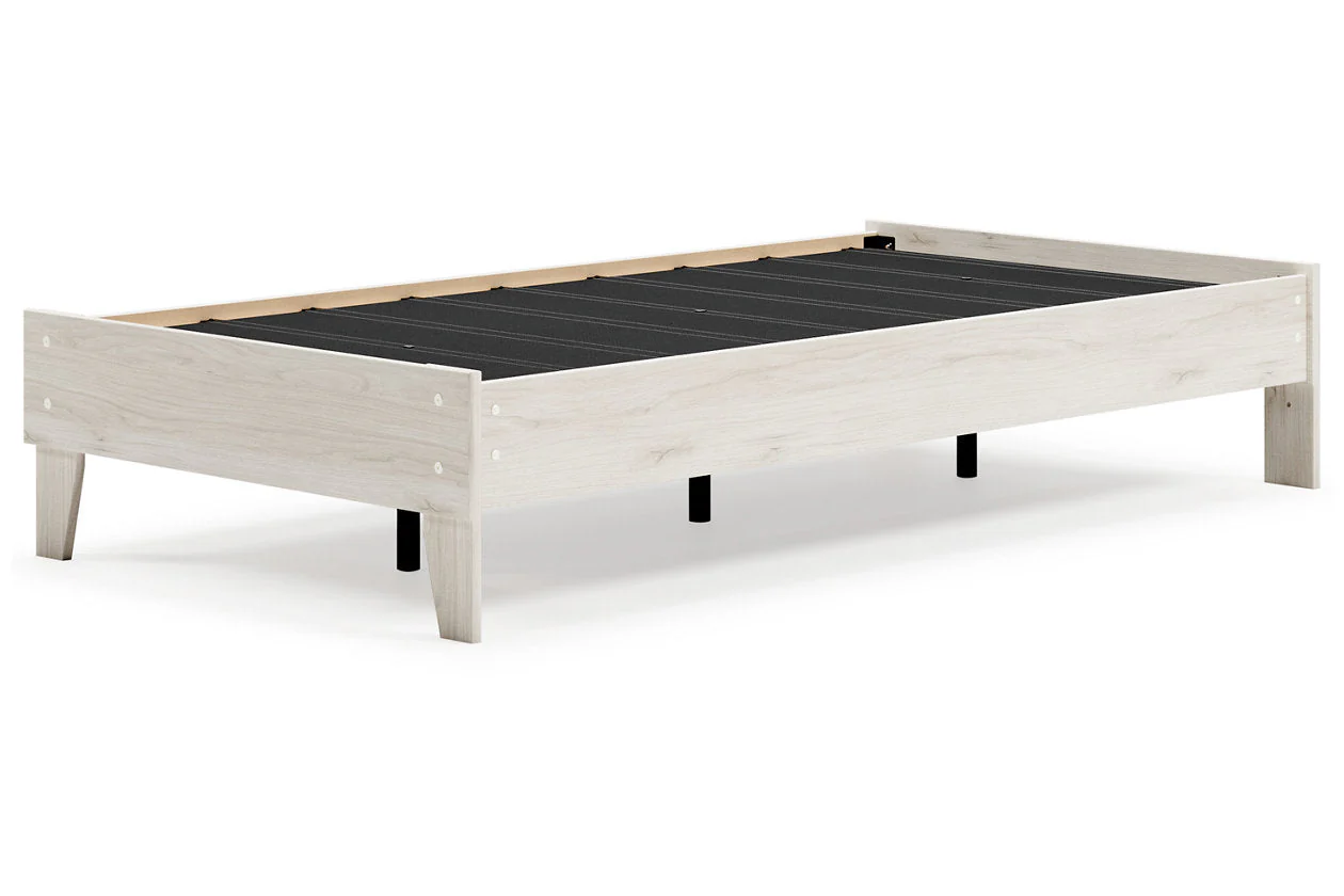 Socalle Light Natural Twin Platform Base Bed - Image 3