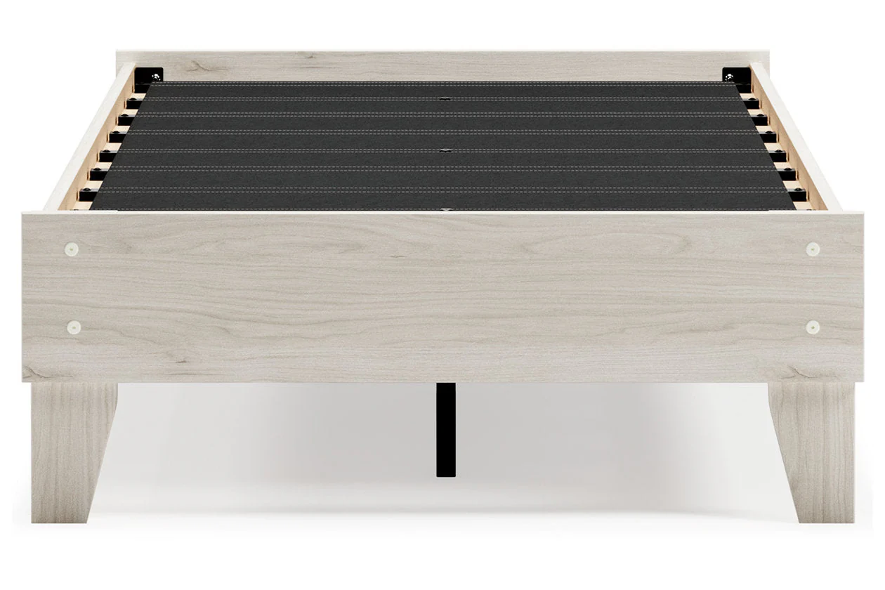 Socalle Light Natural Twin Platform Base Bed - Image 4