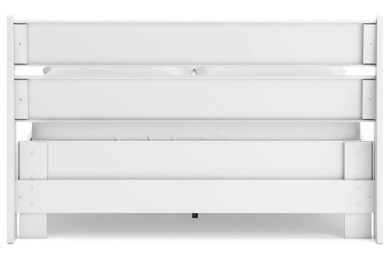 Socalle Two-tone Full Panel Platform Bed - Image 6