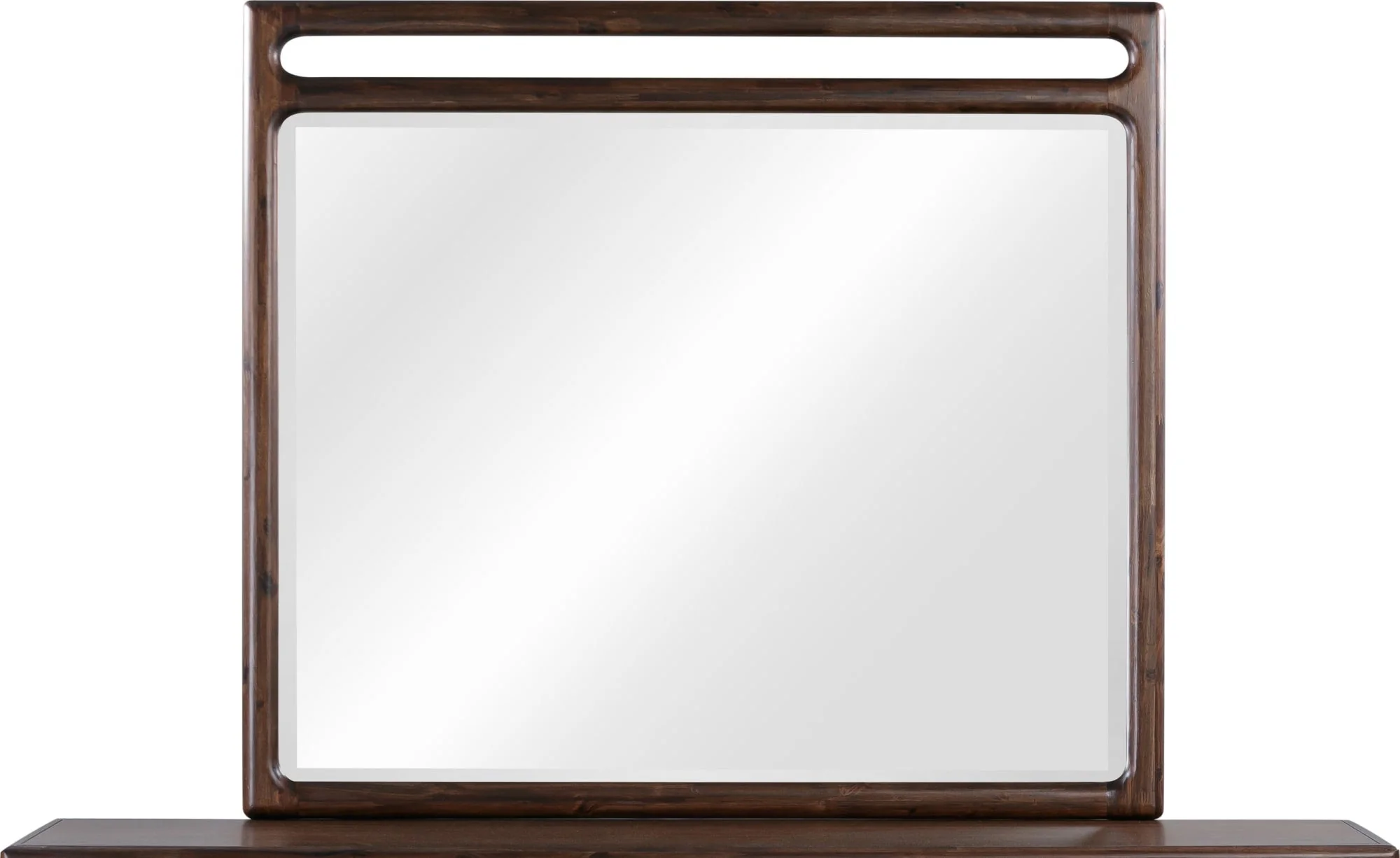 Sol Brown Spice Beveled Glass Wall or Dresser Mirror - Image 4