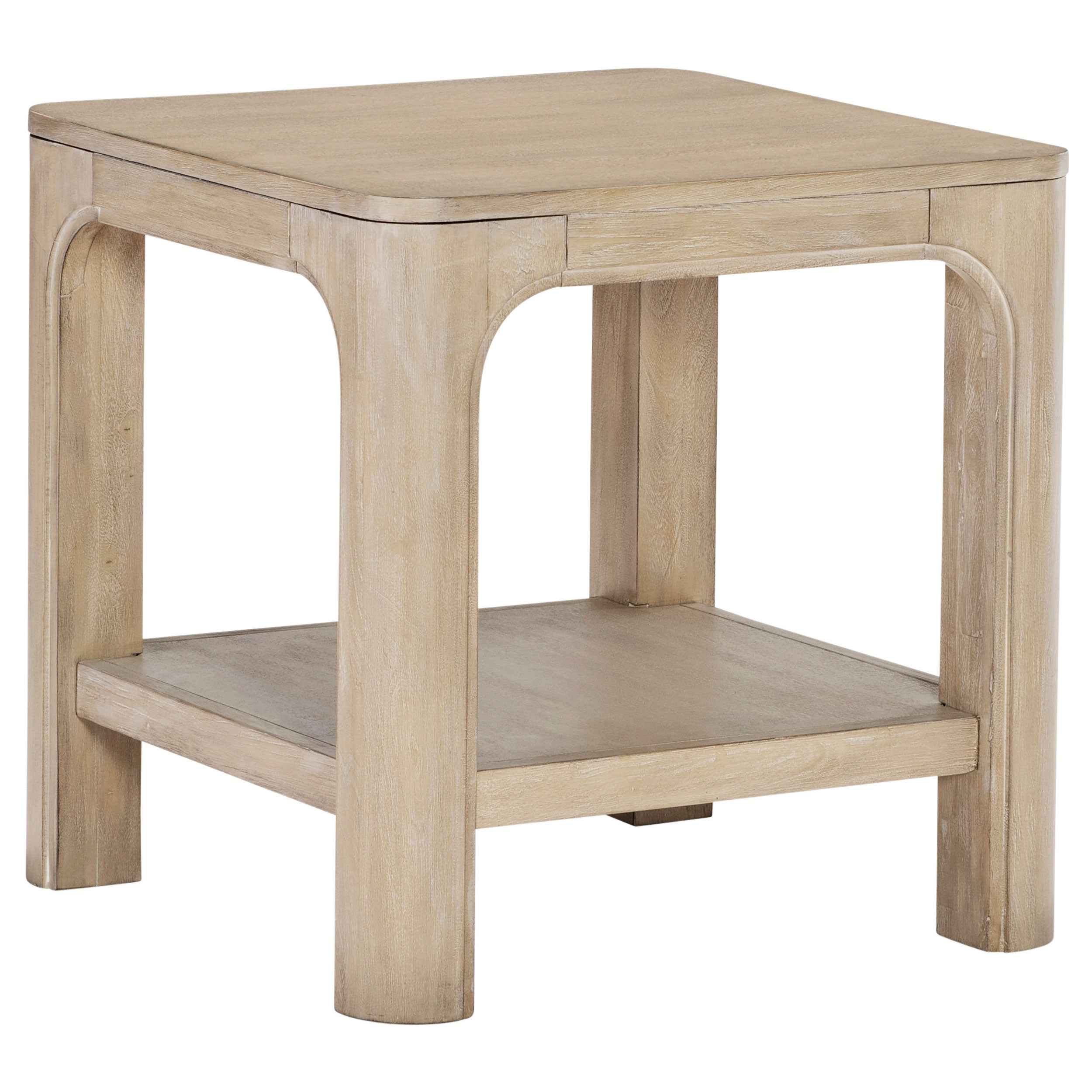 Solano Weathered Mango 3-piece Square Coffee Table Set - Image 3