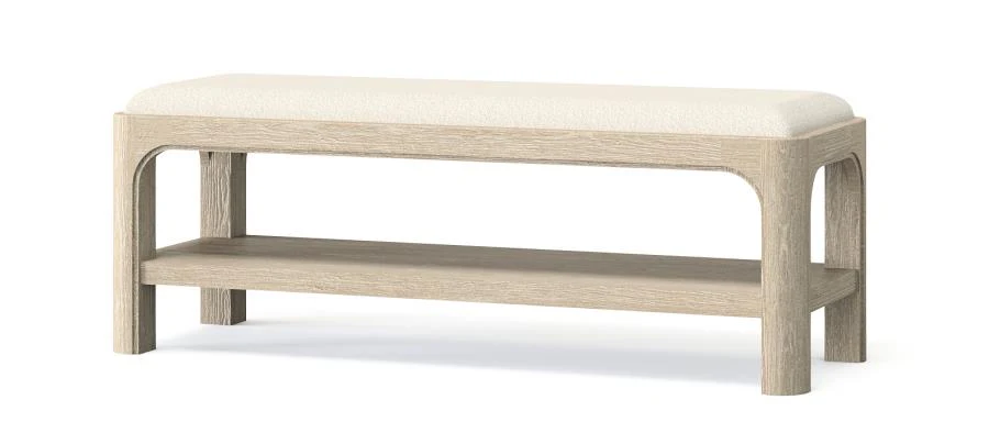 Solano Weathered Mango 49-inch Bedroom Bed End Bench - Image 3