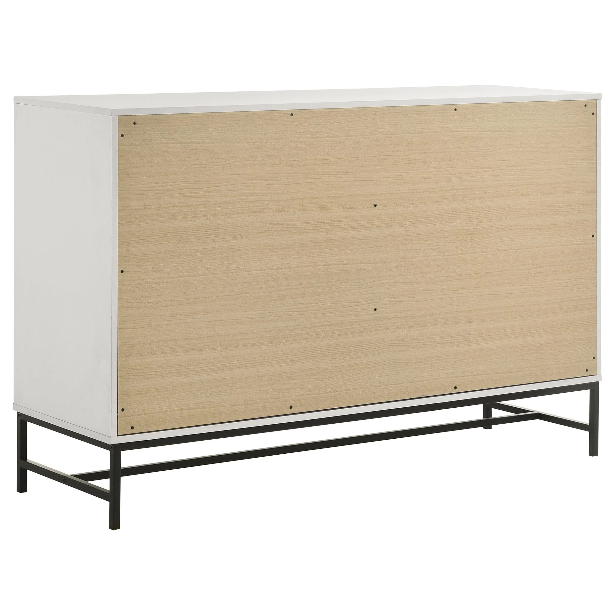 Sonora 6-drawer Bedroom Dresser White - Image 5