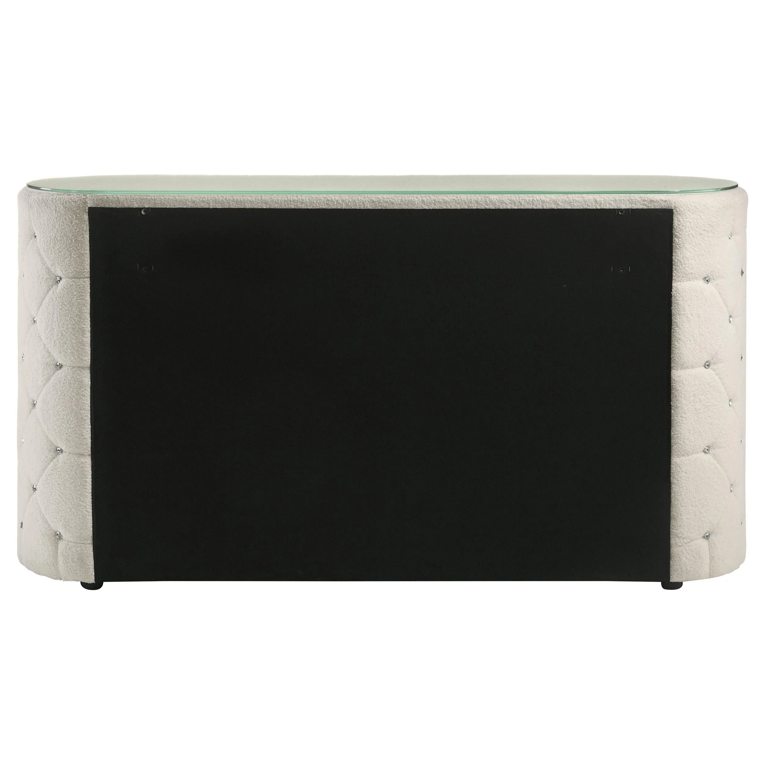 Sonya Ivory 6-Drawer Upholstered Bedroom Dresser - Image 7