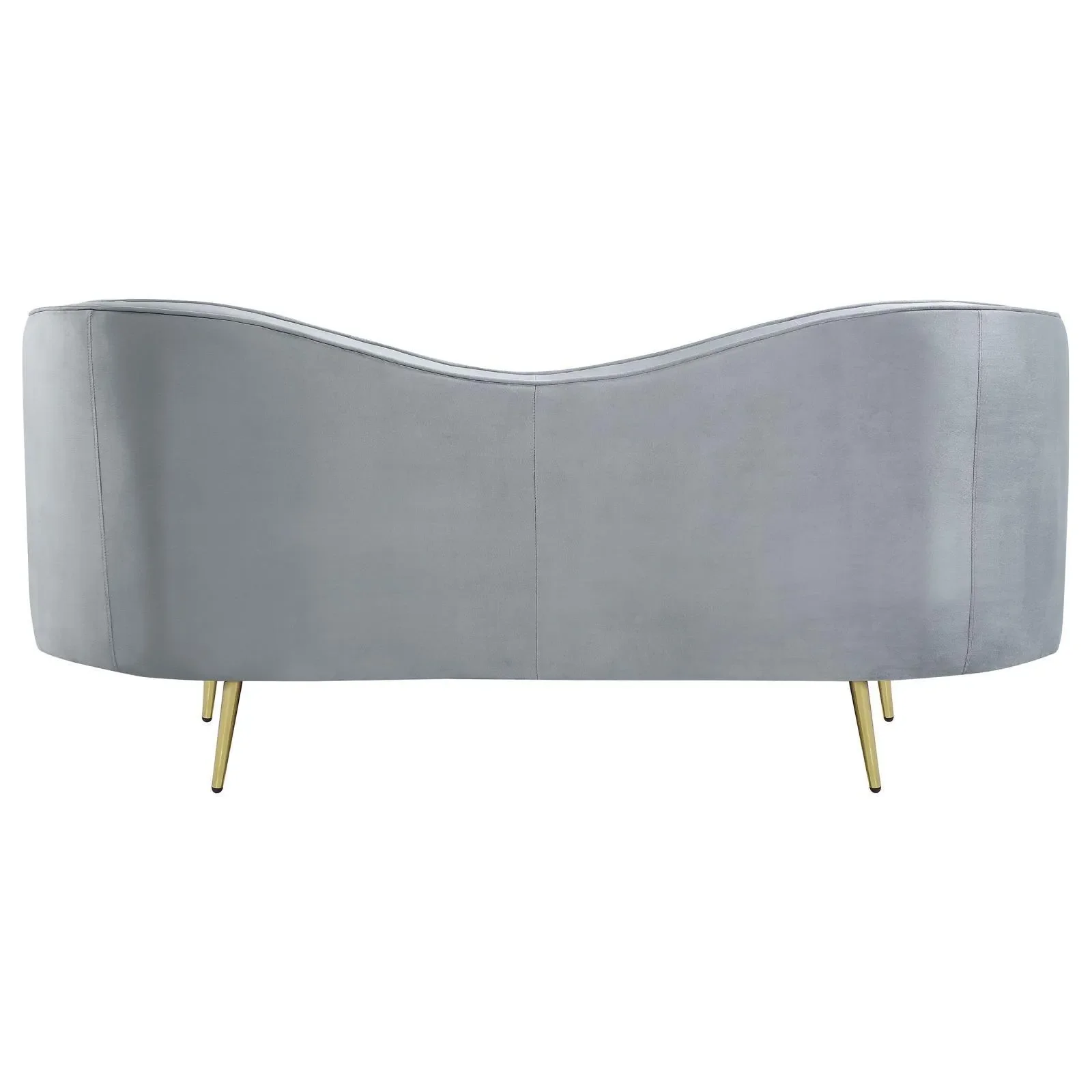 Sophia 2-piece Upholstered Channel Tufted Sofa Set Grey - Image 8