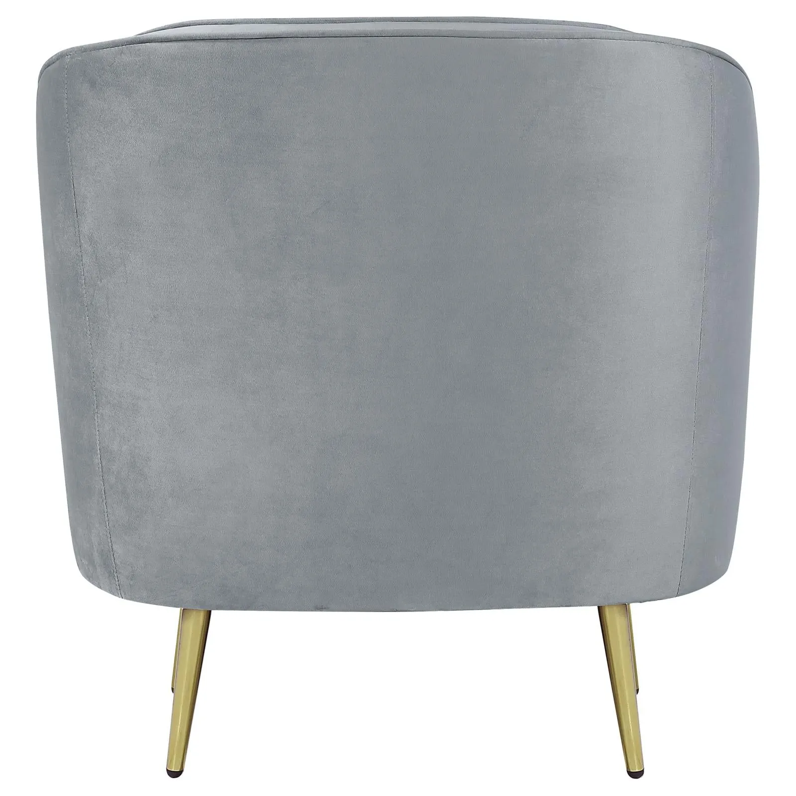 Sophia Gray Channel Tufted Living Room Set - Image 11