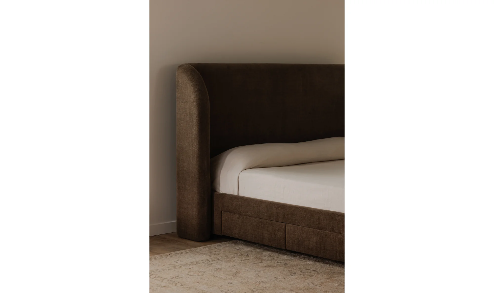 Sophia King Storage Bed Brown - Image 12