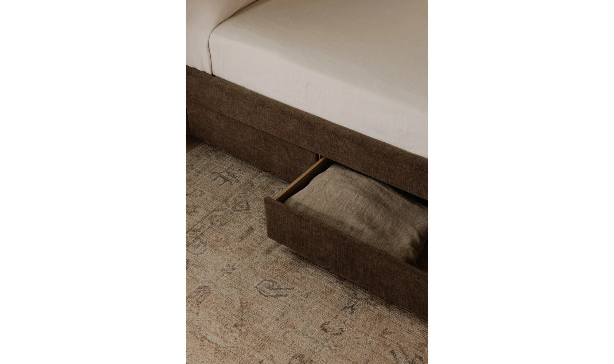 Sophia King Storage Bed Brown - Image 14