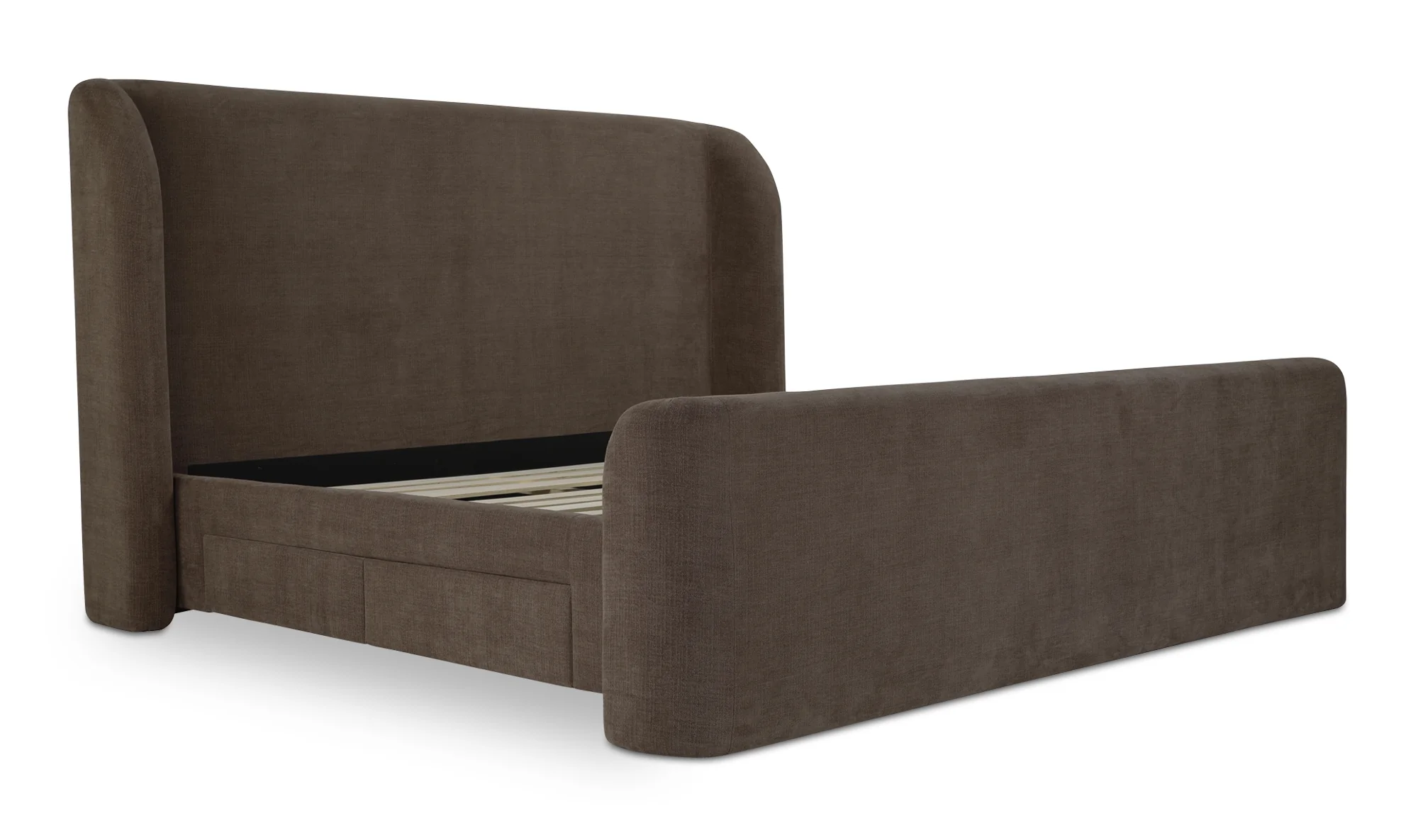 sophia queen bed - brown - Image 9