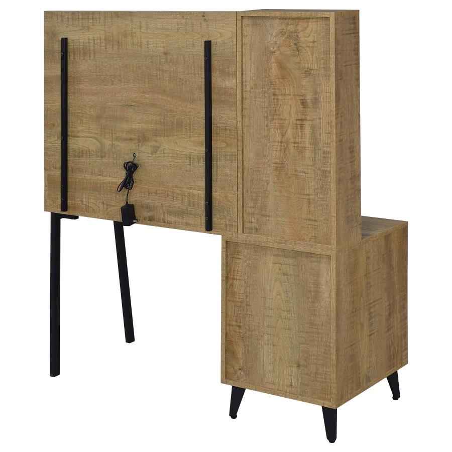 Souza Mango 5-Drawer Makeup Vanity Table With LED Mirror - Image 10