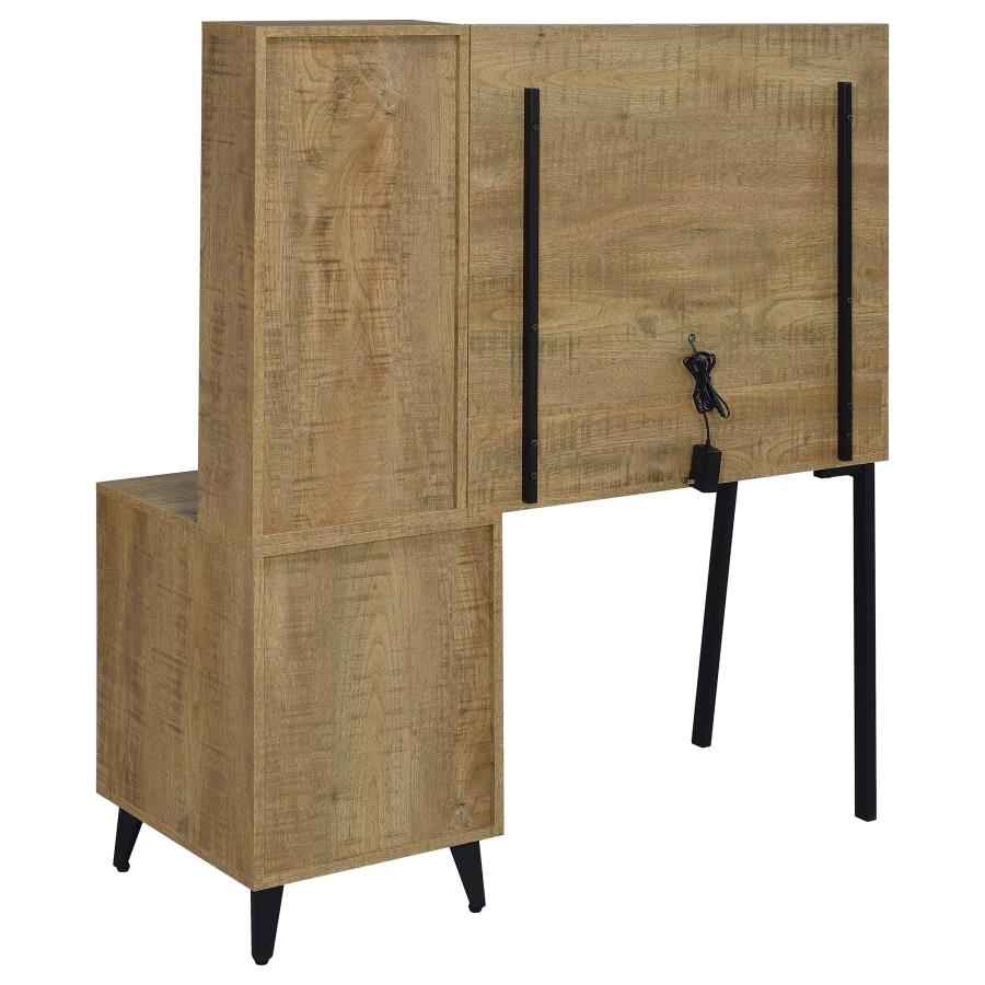 Souza Mango 5-Drawer Makeup Vanity Table With LED Mirror - Image 8