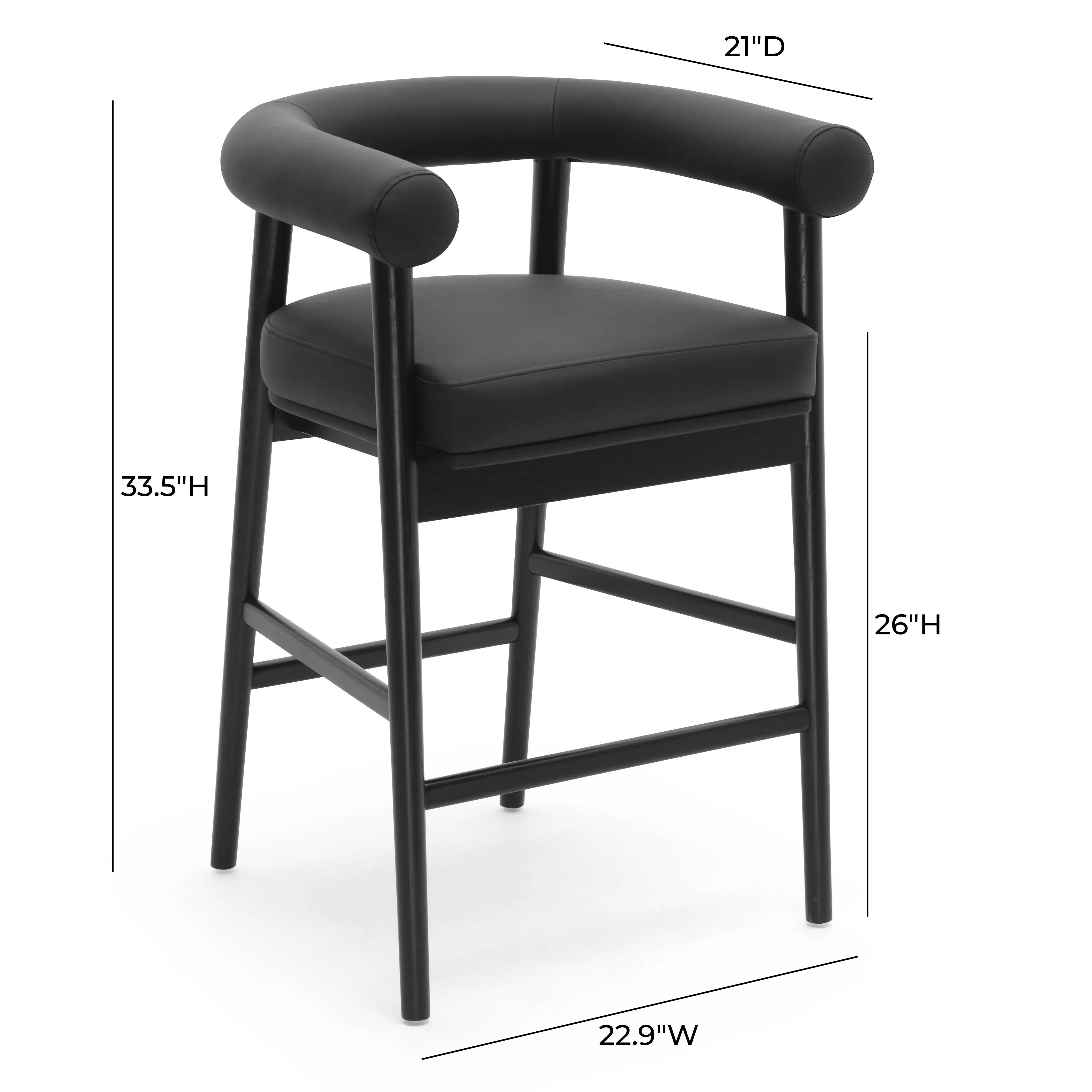 Spara Performance Vegan Leather Counter Stool - Image 6