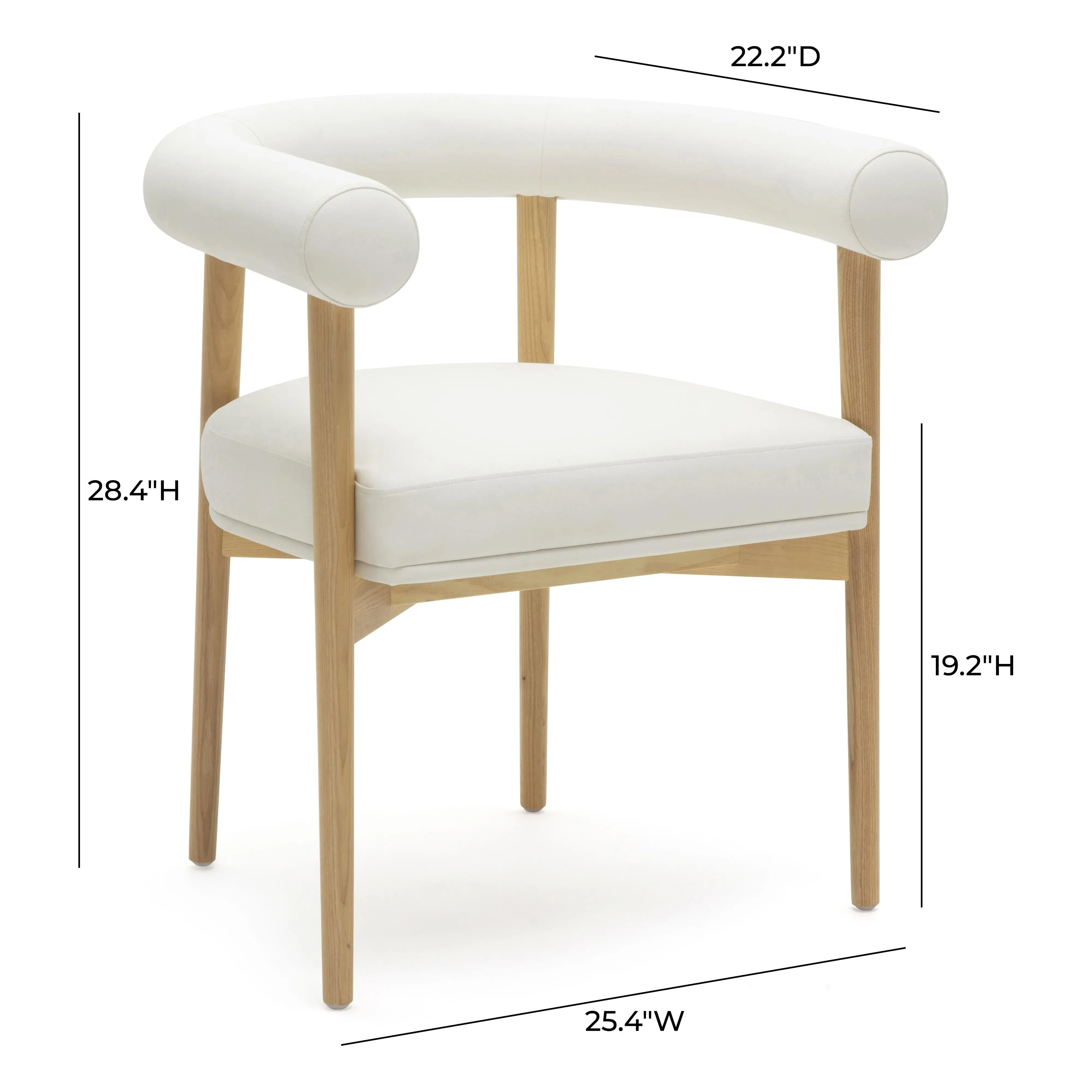 Spara Performance Vegan Leather Dining Chair - Image 13