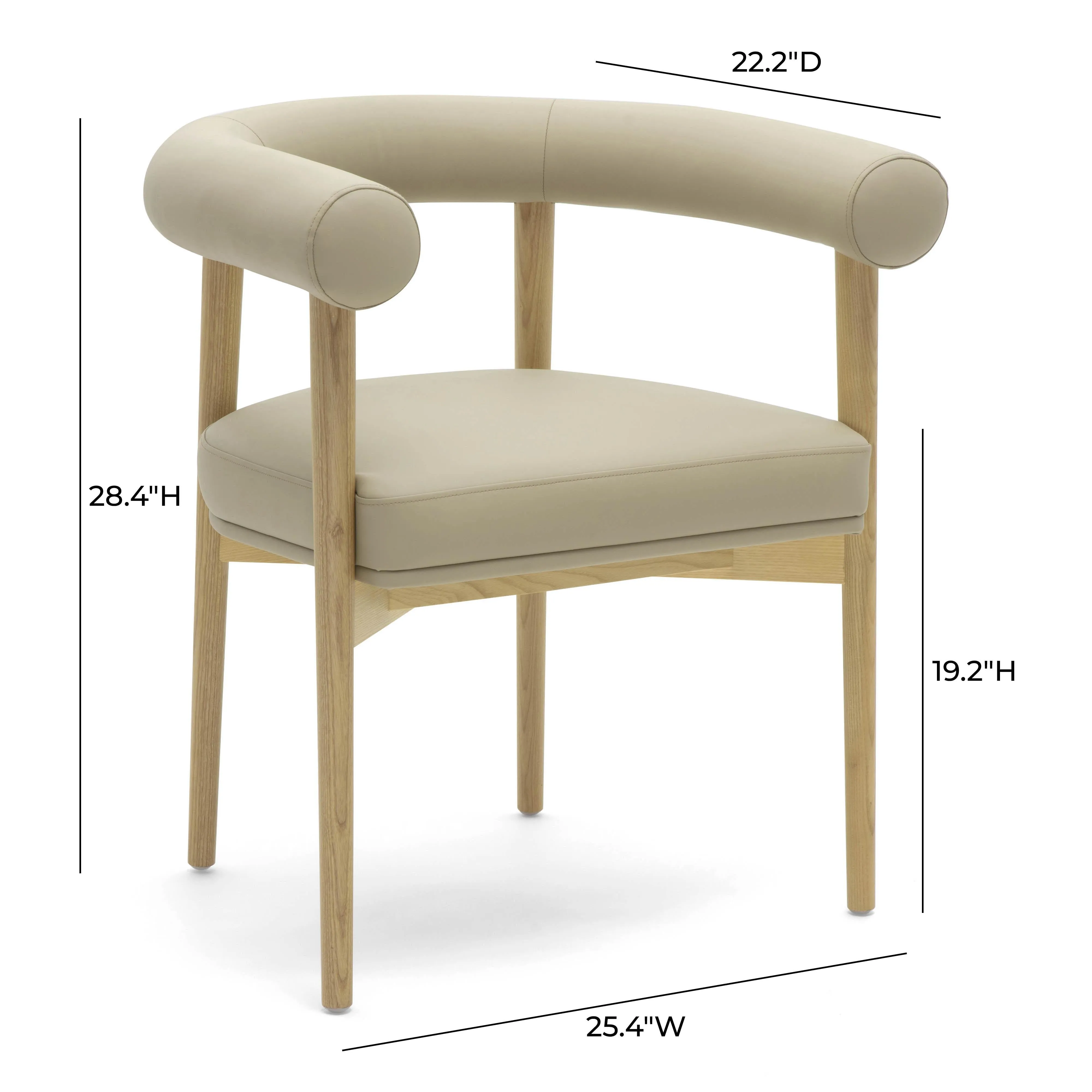 Spara Performance Vegan Leather Dining Chair - Image 27