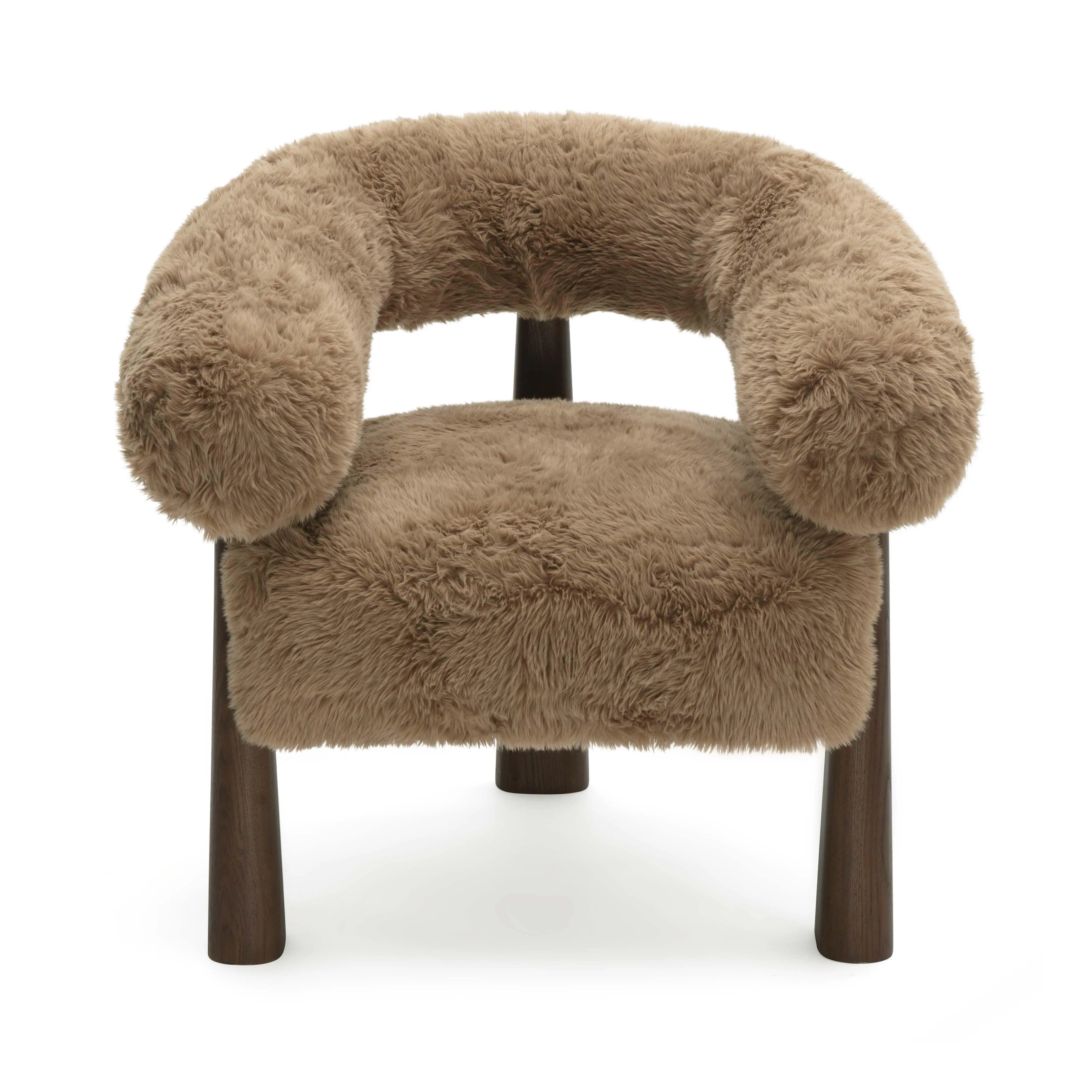 Spara Straight Vegan Shearling Accent Chair - Image 8