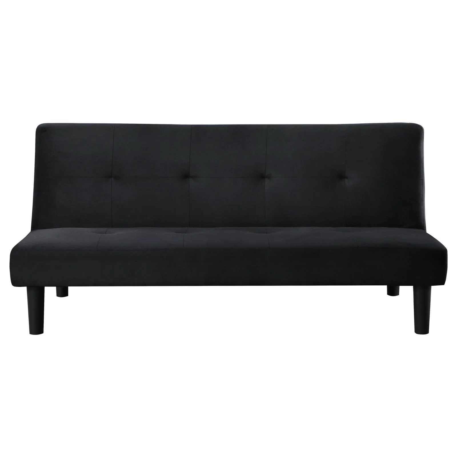 Stanford Multipurpose Black Upholstered Tufted Convertible Sofa Bed - Image 4