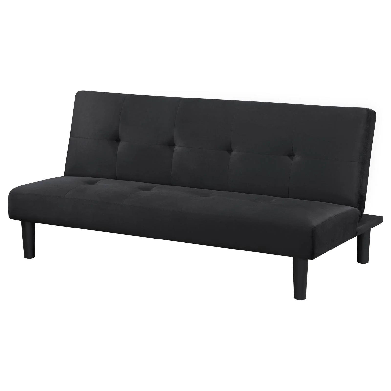 Stanford Multipurpose Black Upholstered Tufted Convertible Sofa Bed - Image 5