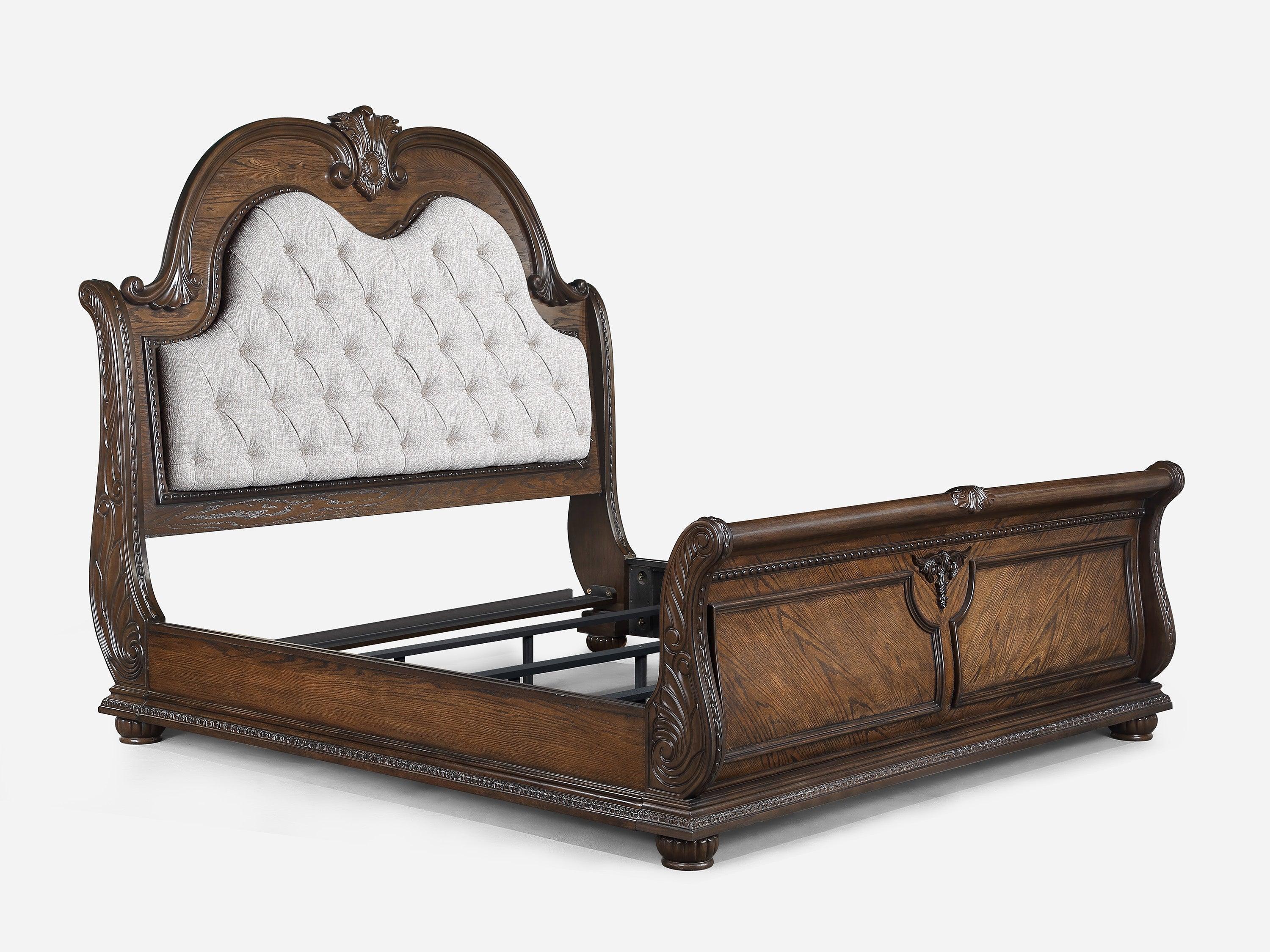 Stanley Coffee Brown Queen Sleigh Bed - Image 2