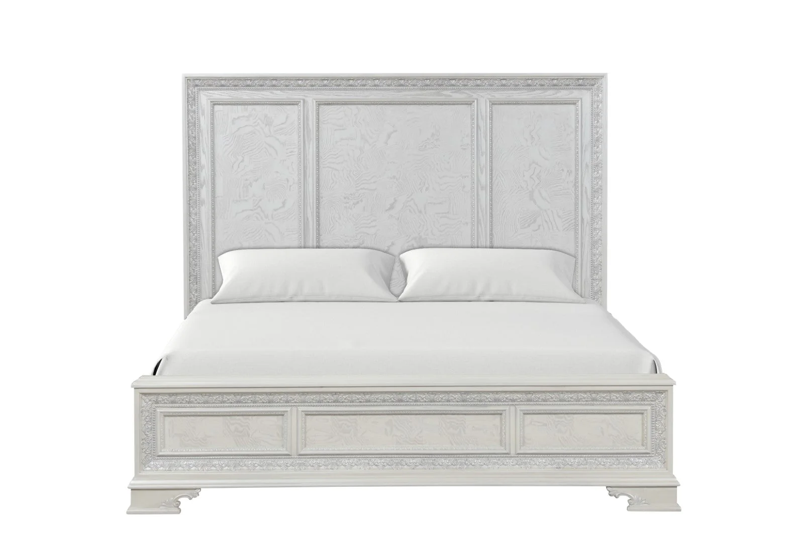 Stella Mia Creamy White Queen Bed - Image 4