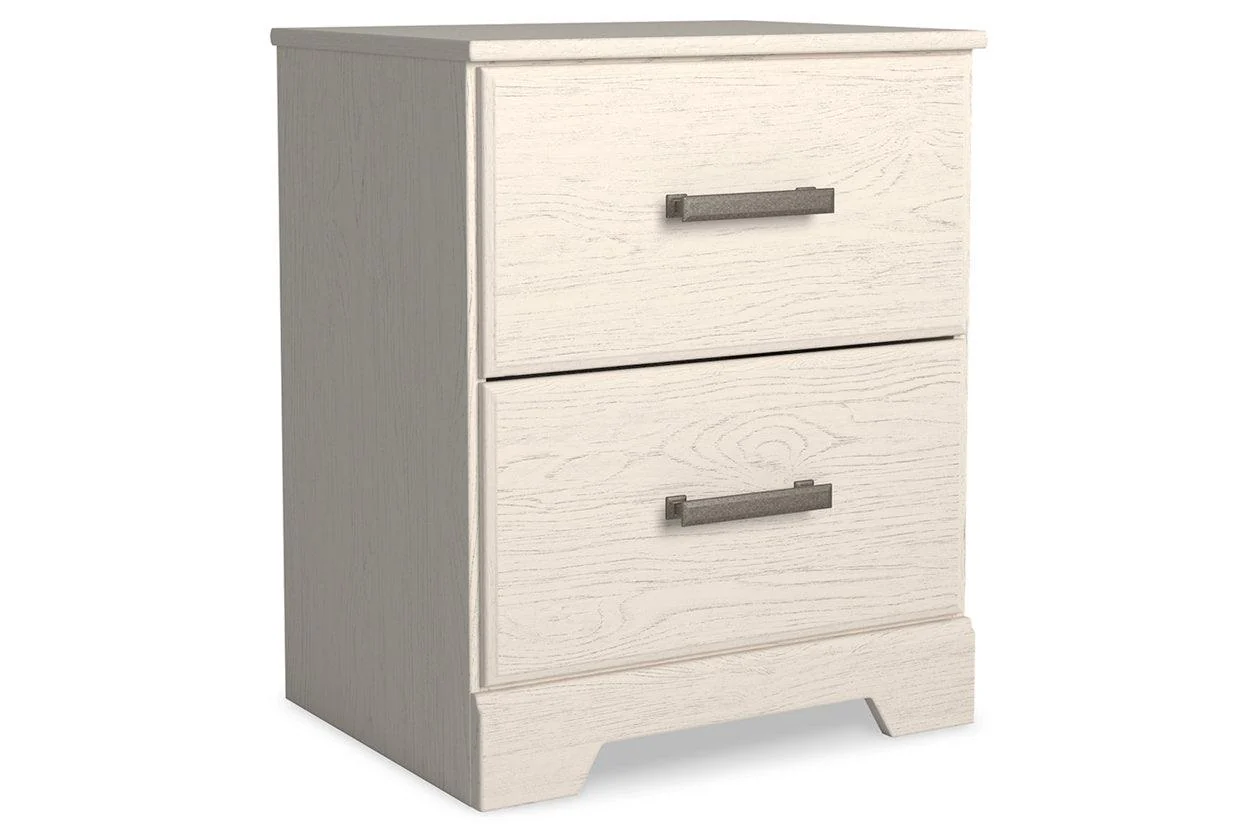 Stelsie White Nightstand - Image 5