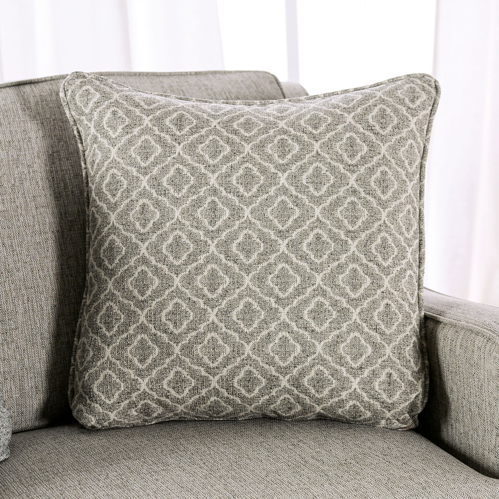 Stephney Gray/Gold Sofa & Loveseat - Image 7