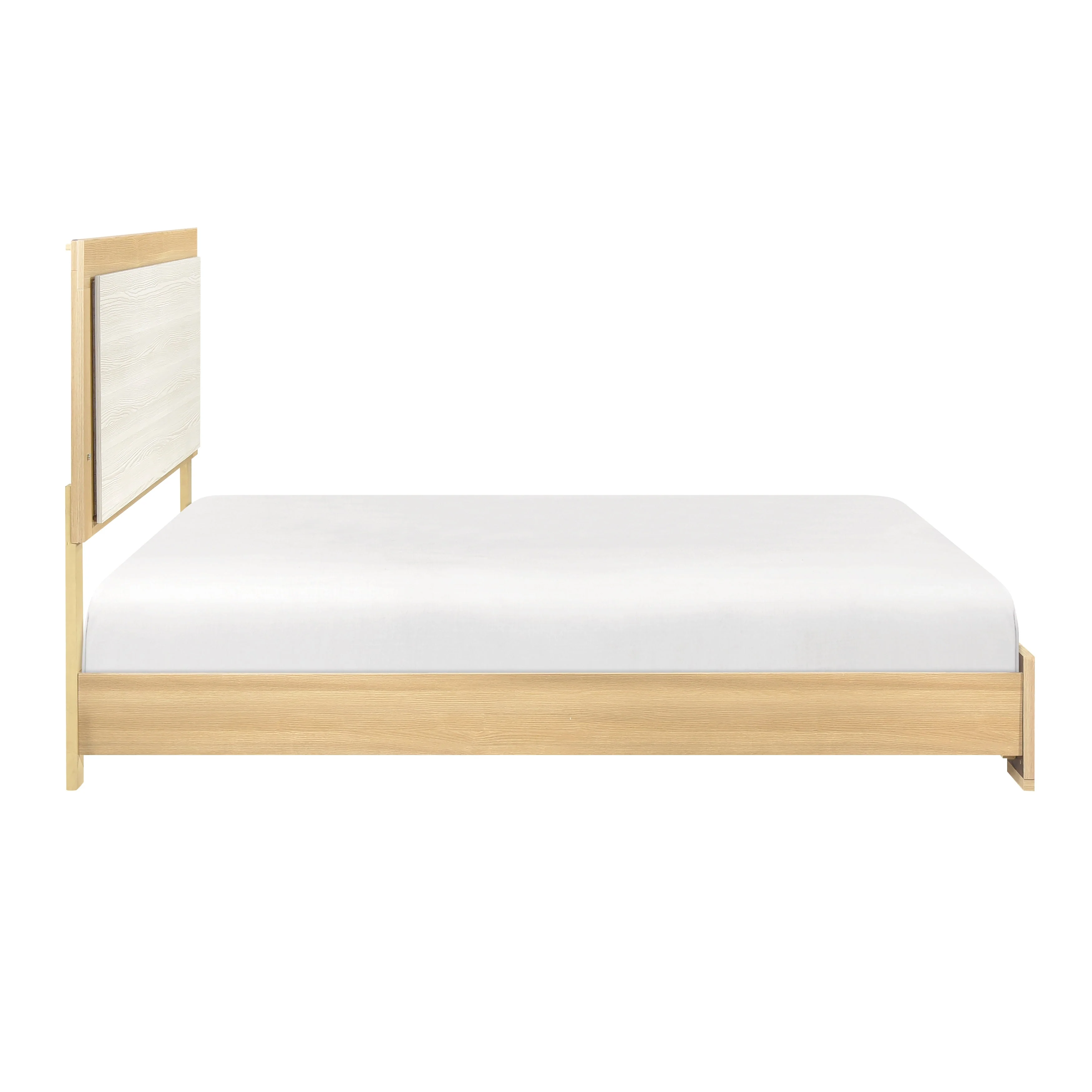 Sterling Natural/White LED Full Bed - Image 6