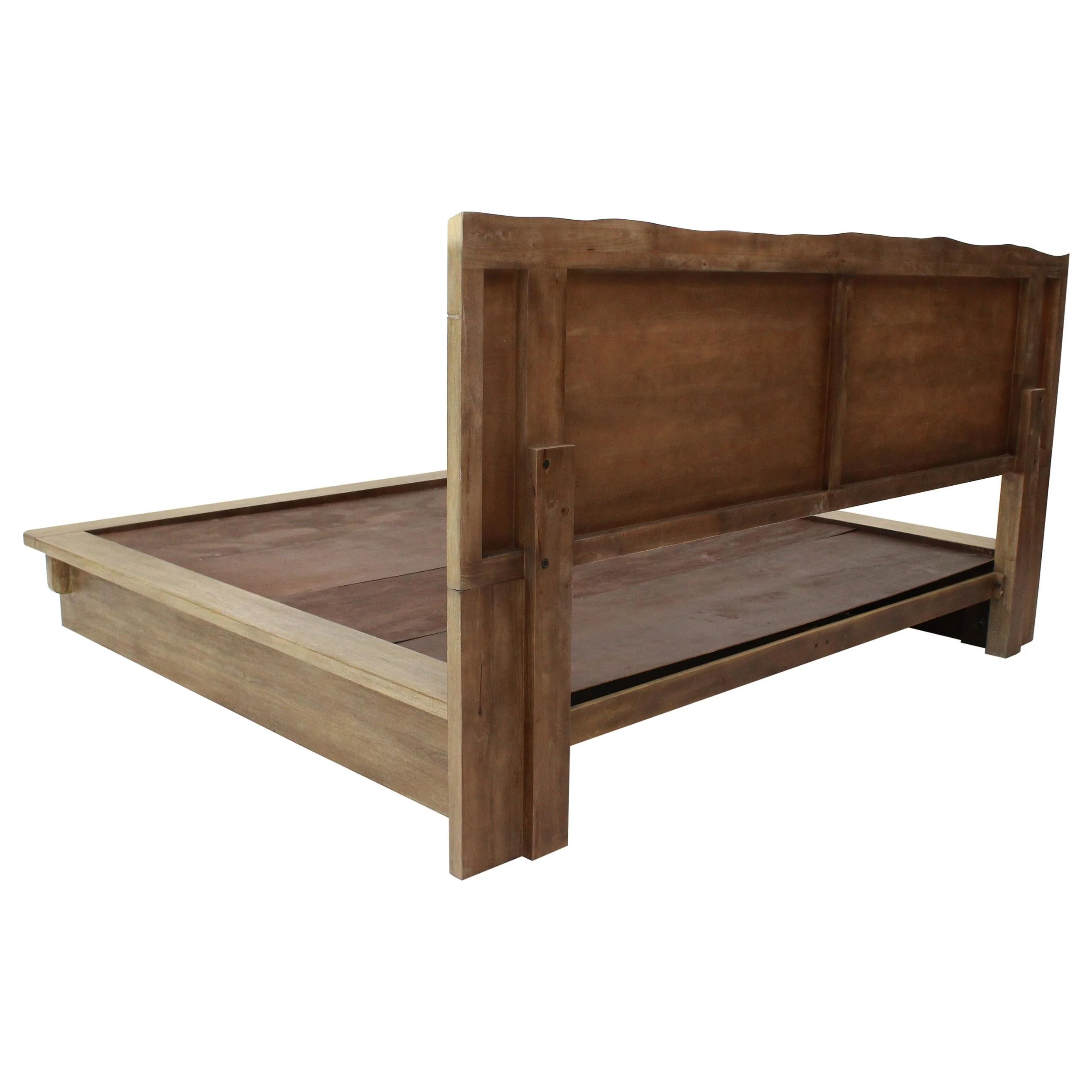 Stillwater Weathered Oak Eastern King Platform Bed - Image 4