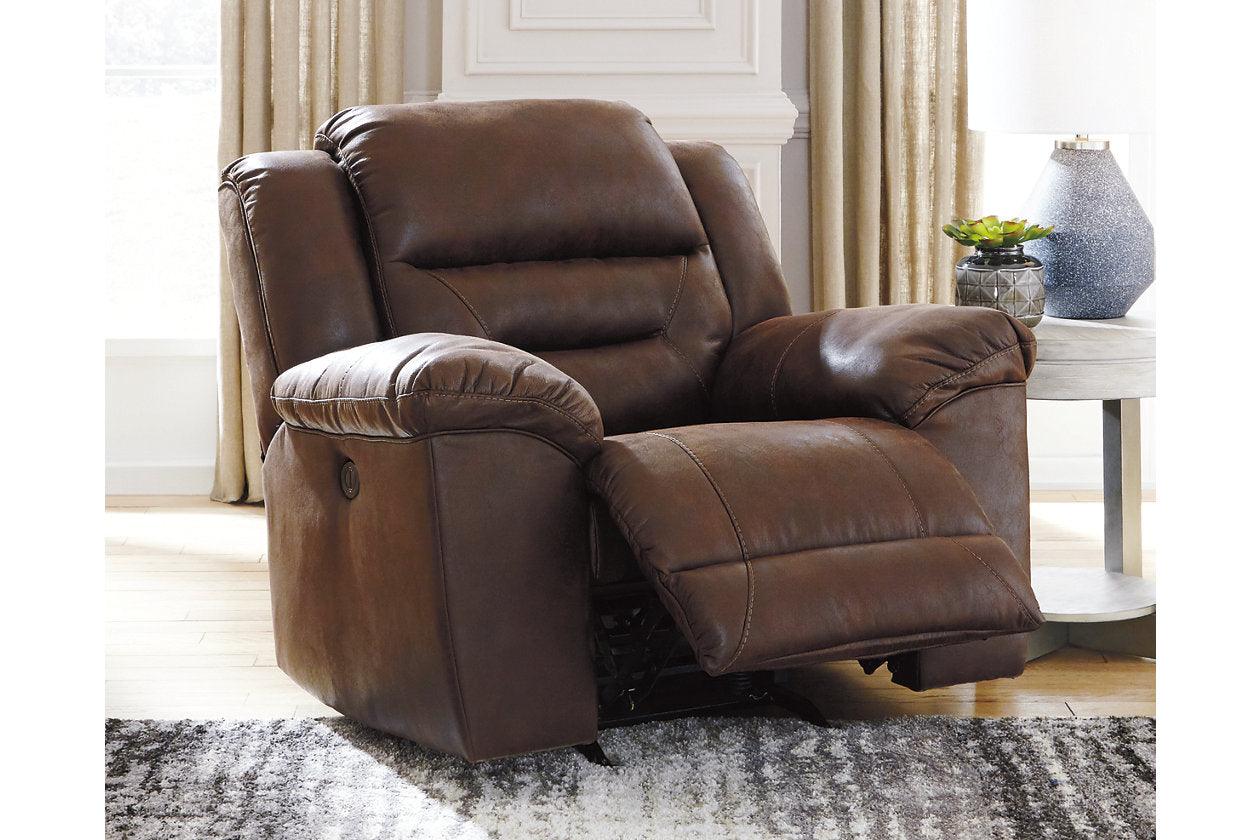 Stoneland Chocolate Power Recliner - Image 4