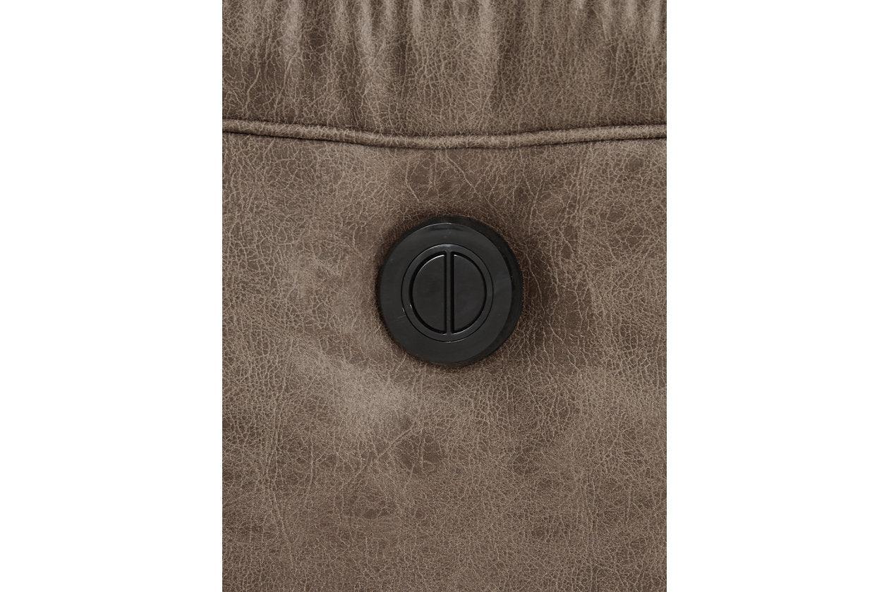 Stoneland Fossil Power Reclining Loveseat with Console - Image 6