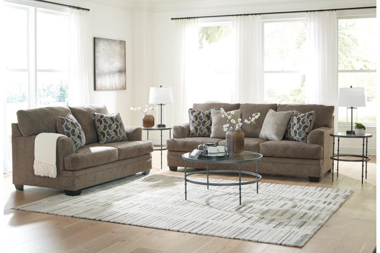 Stonemeade Nutmeg Sofa and Loveseat - Image 2