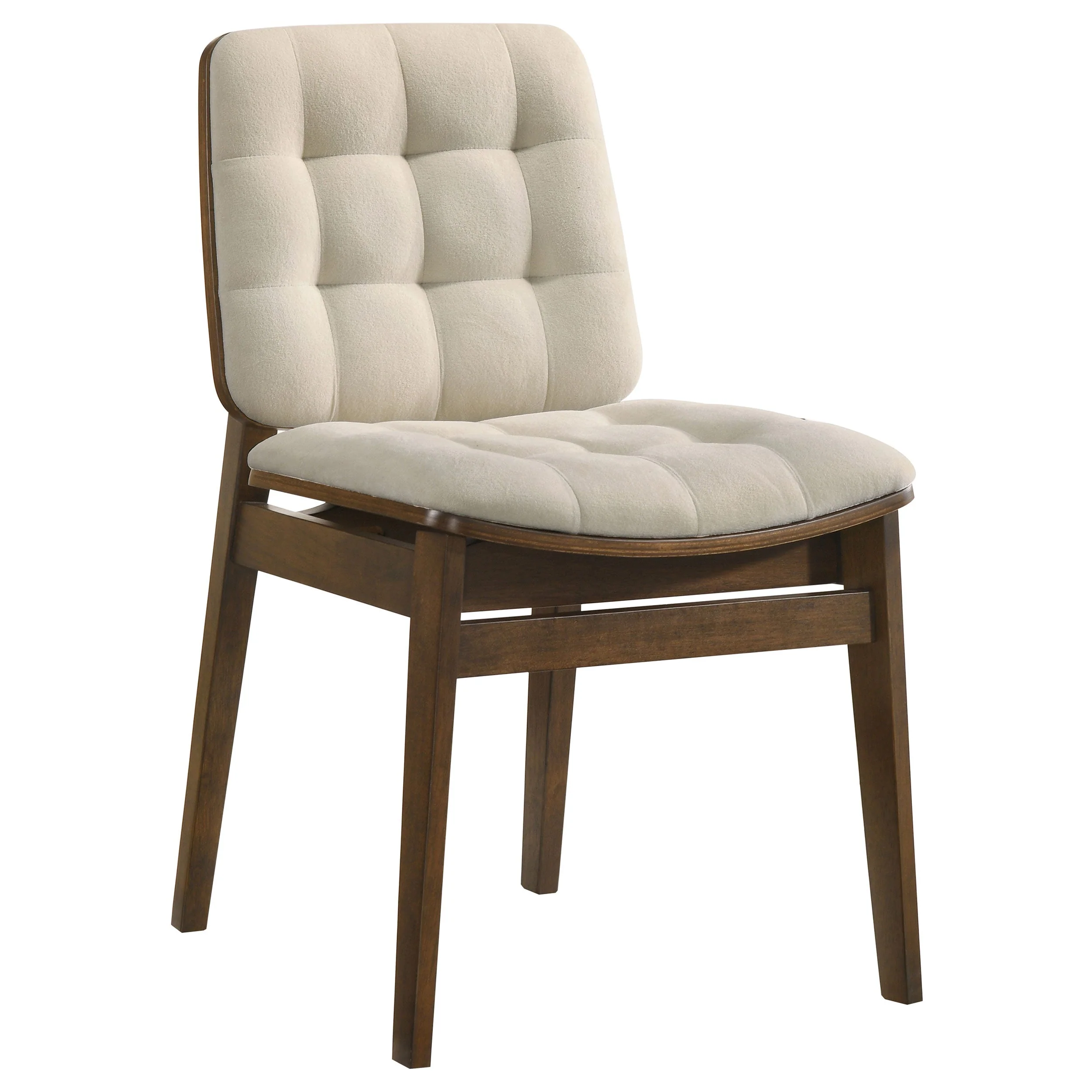 Strouse Cream/Walnut 5-piece Dining Set - Image 8