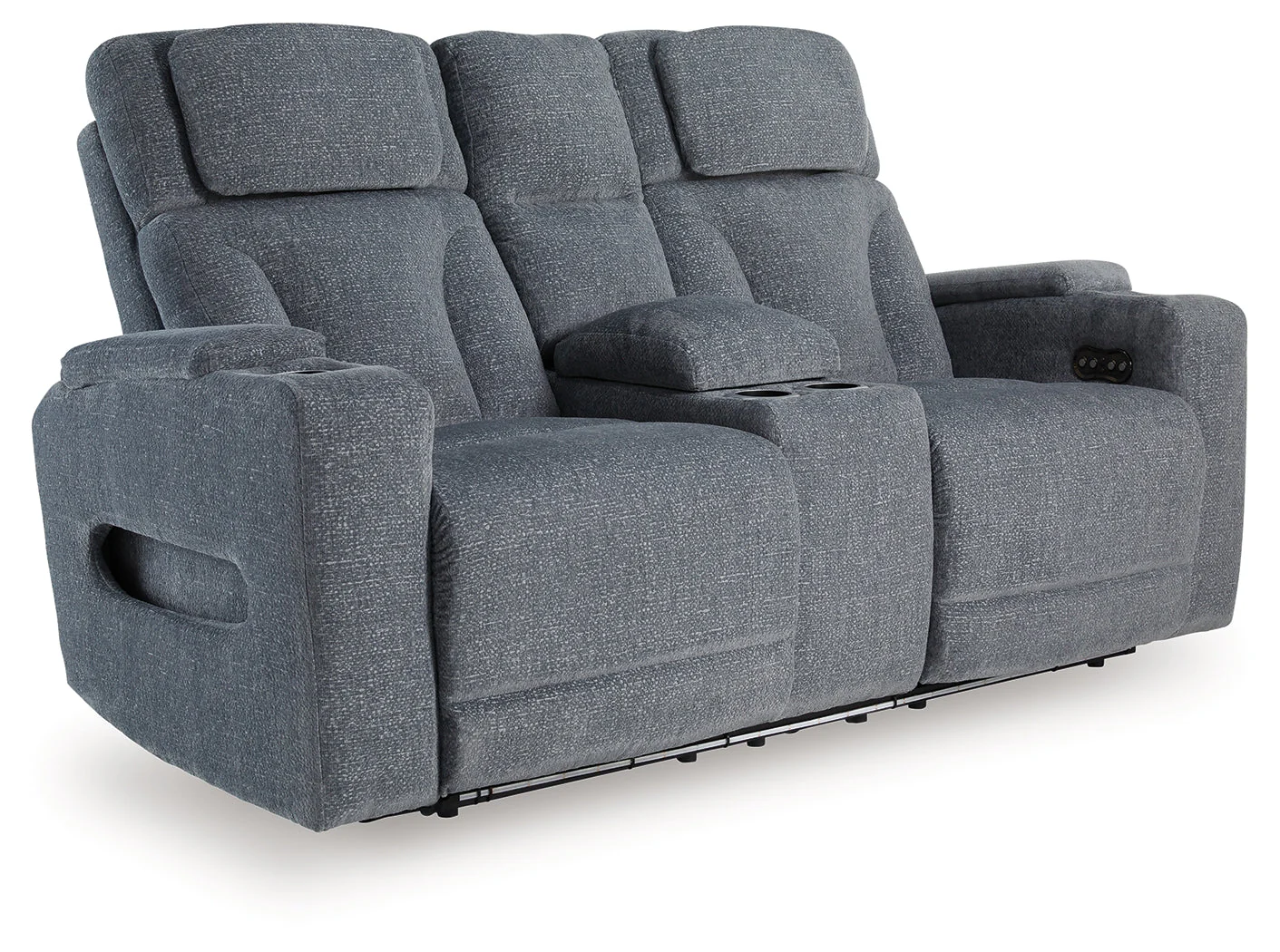 Studio Cave Steel Power Reclining Sofa and Loveseat - Image 11