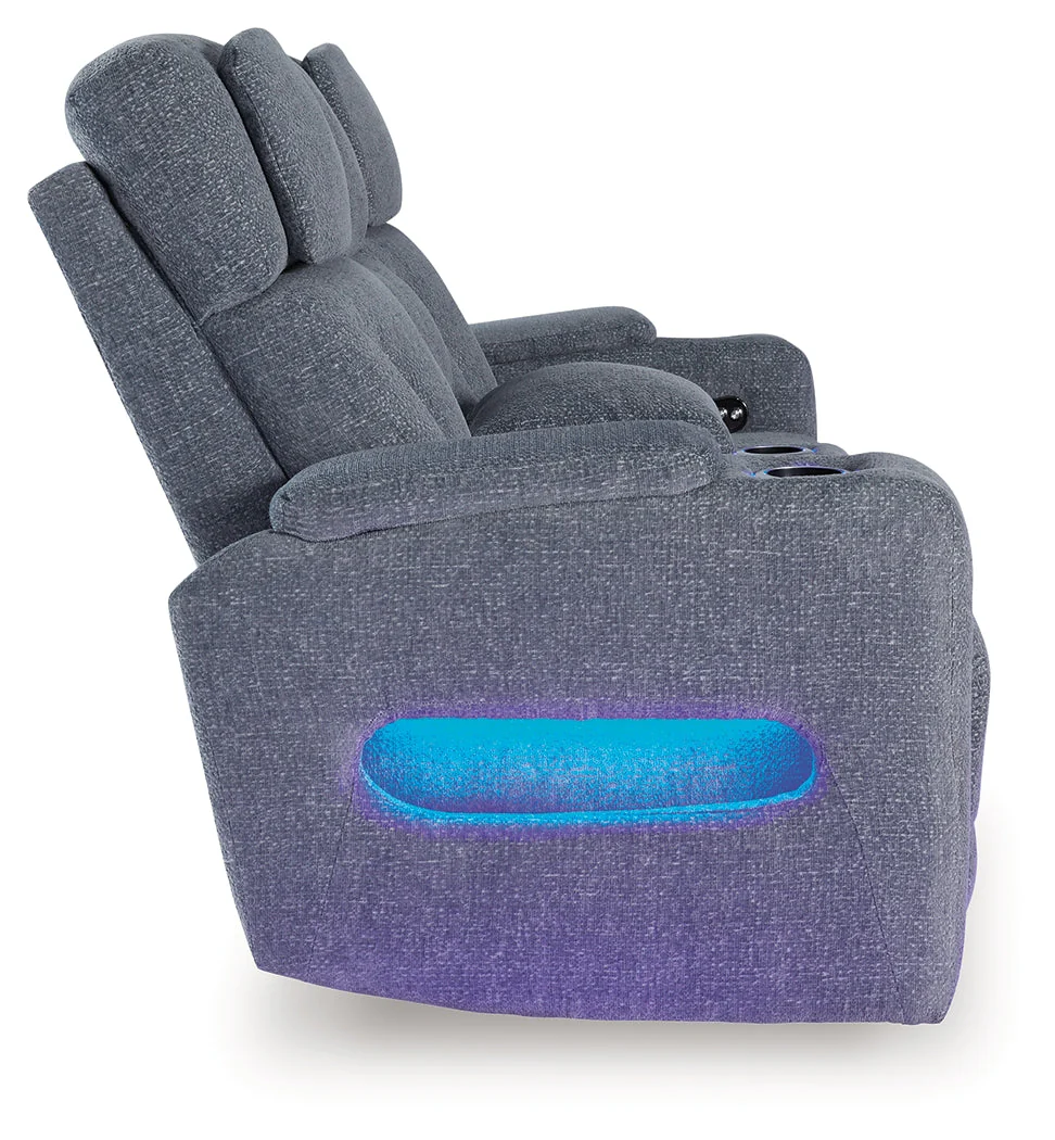Studio Cave Steel Power Reclining Sofa and Loveseat - Image 13
