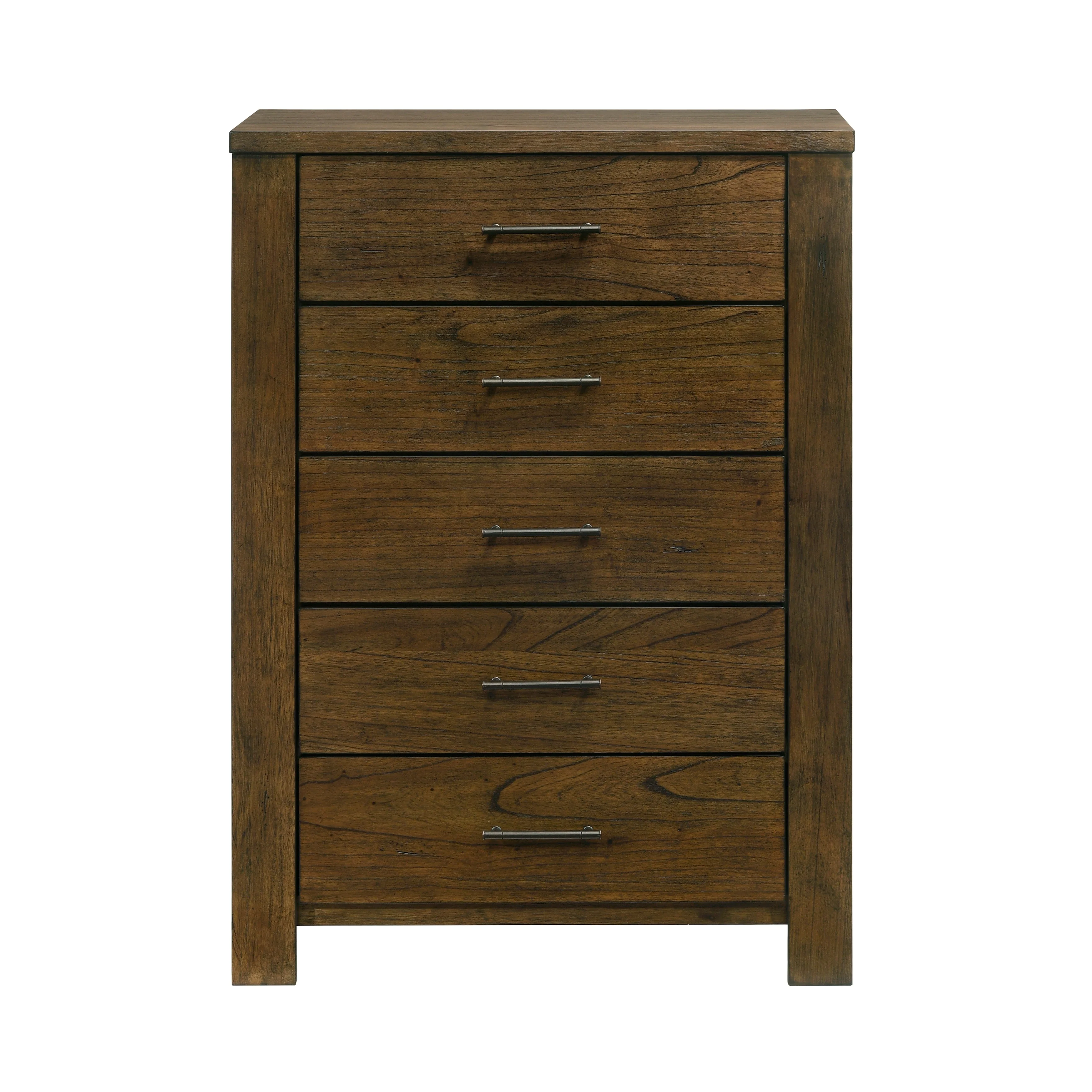 Sullivan Brown Bookcase Storage Platform Bedroom Set - Image 13