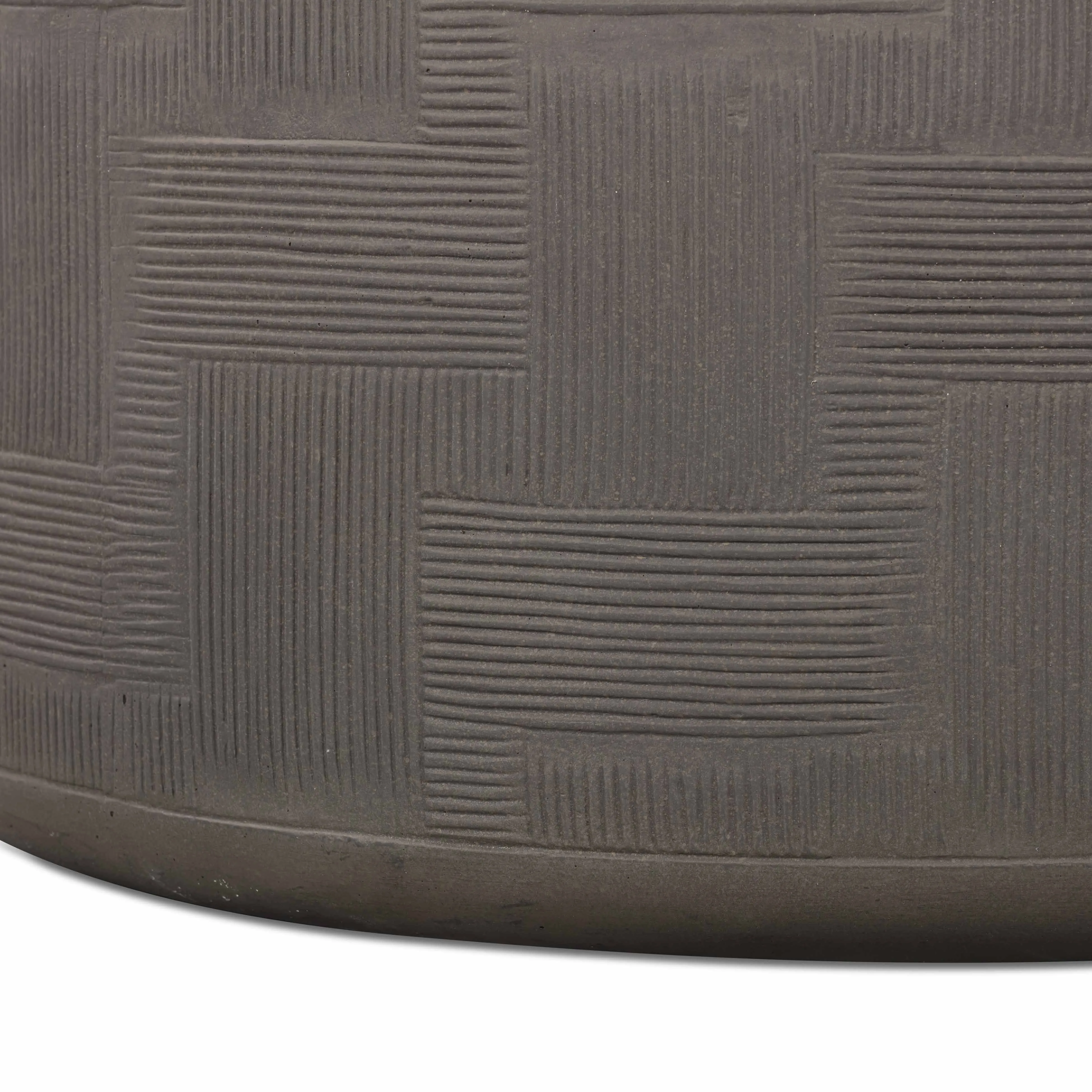 Suraya 55" Indoor/Outdoor Concrete Rounded Coffee Table - Image 22