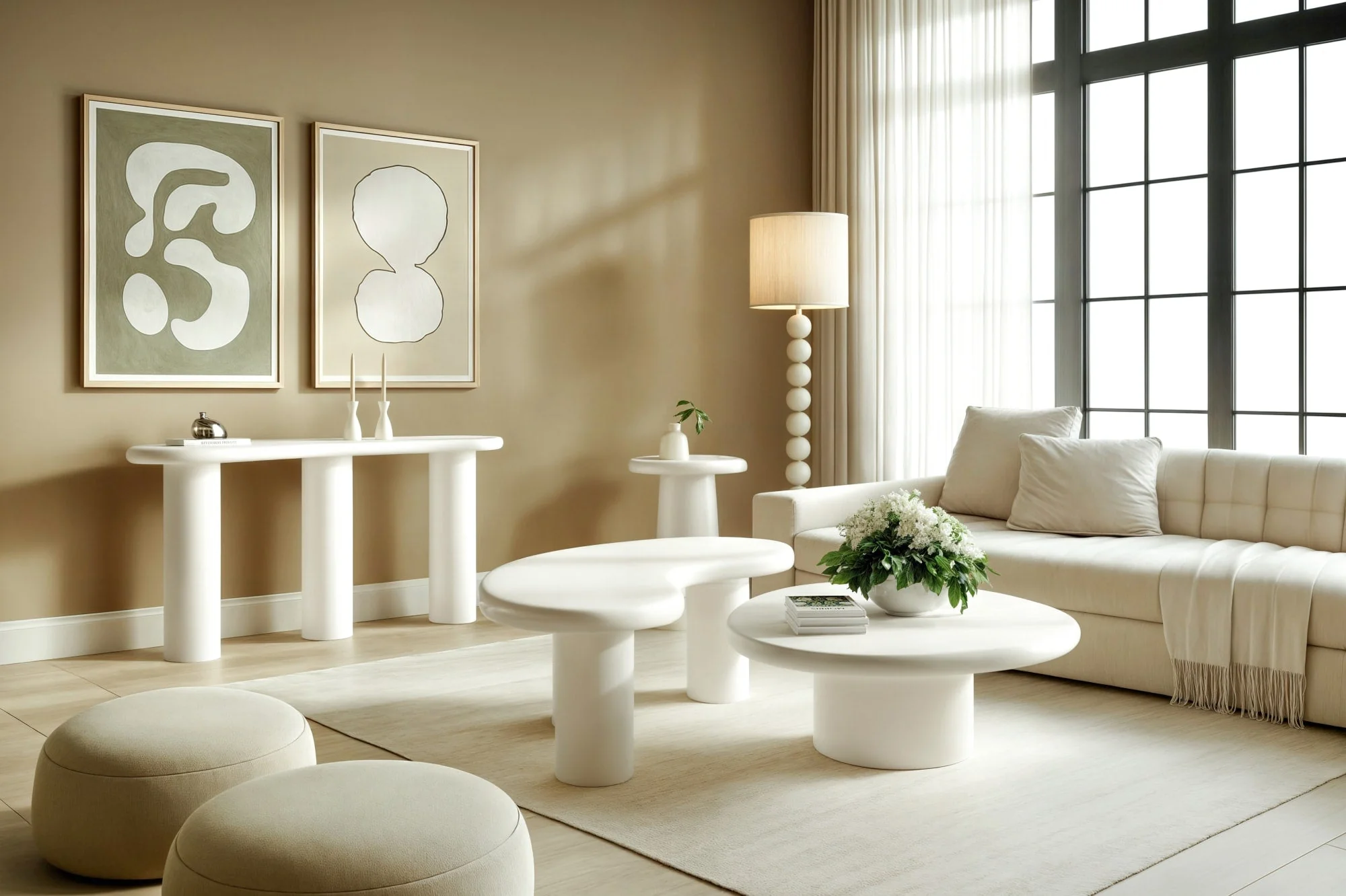 Sven Rice Tall Wooden Coffee Table - Image 7