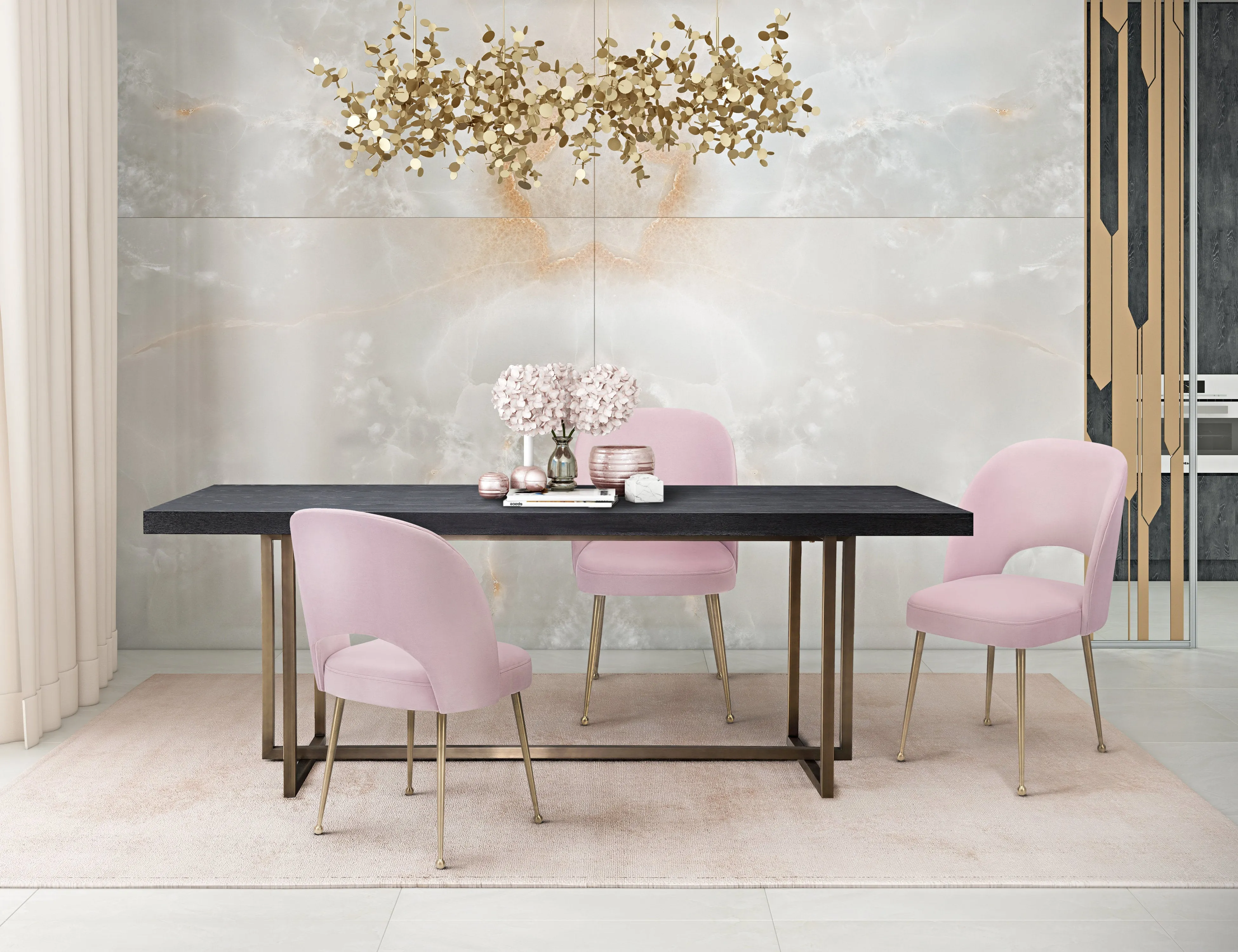 Swell Velvet Dining Chair - Image 2