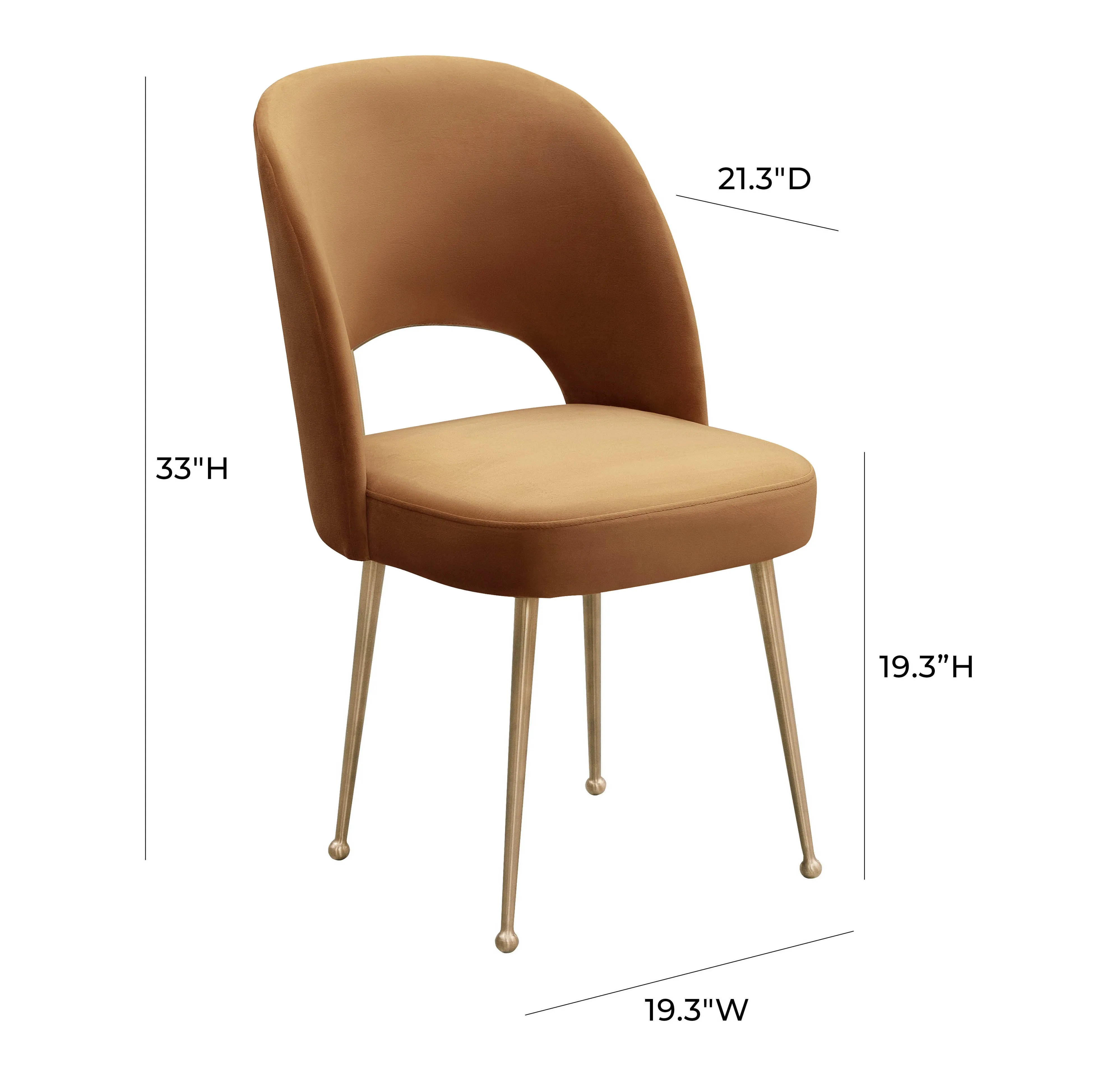 Swell Velvet Dining Chair - Image 36