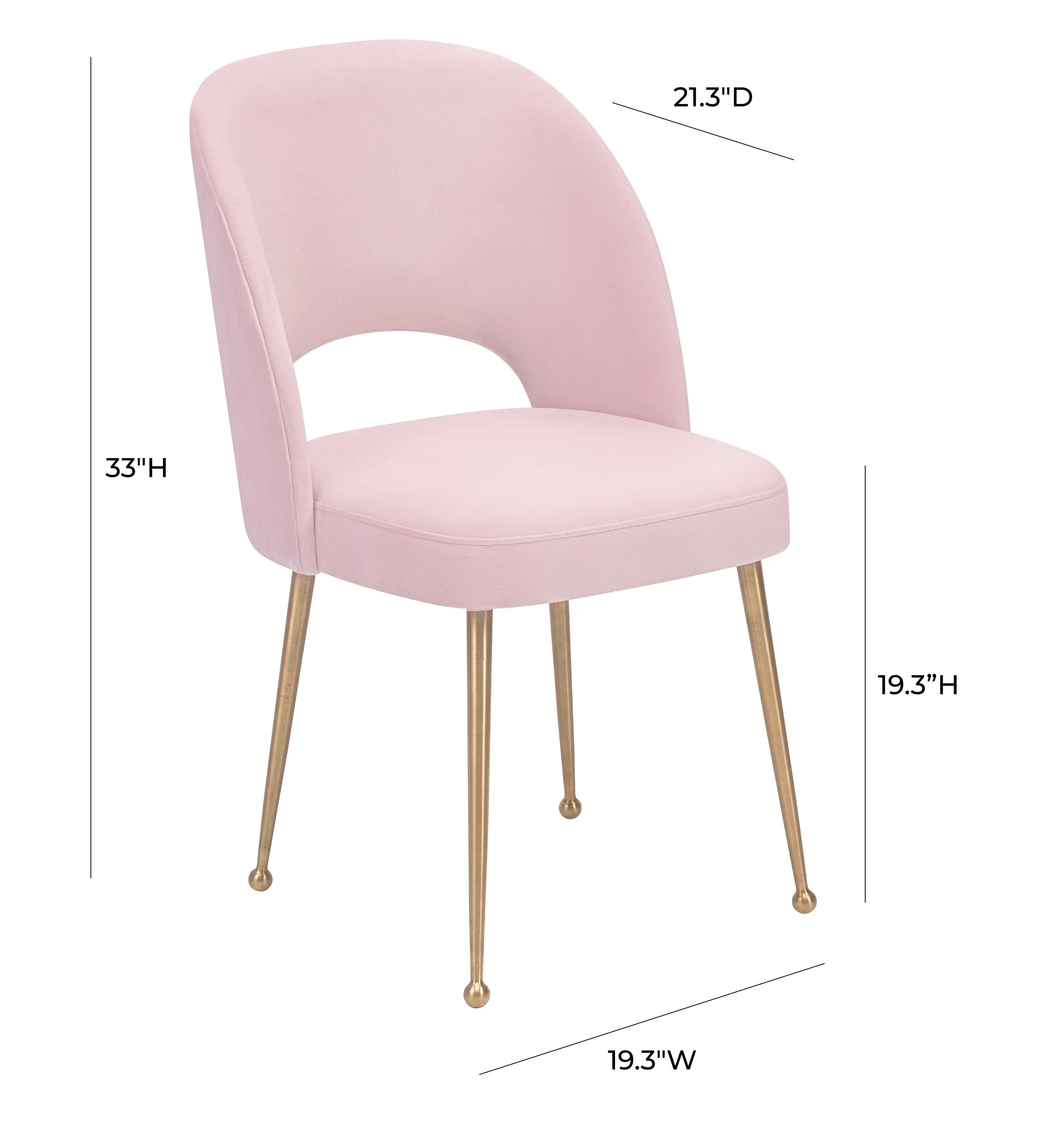 Swell Velvet Dining Chair - Image 6