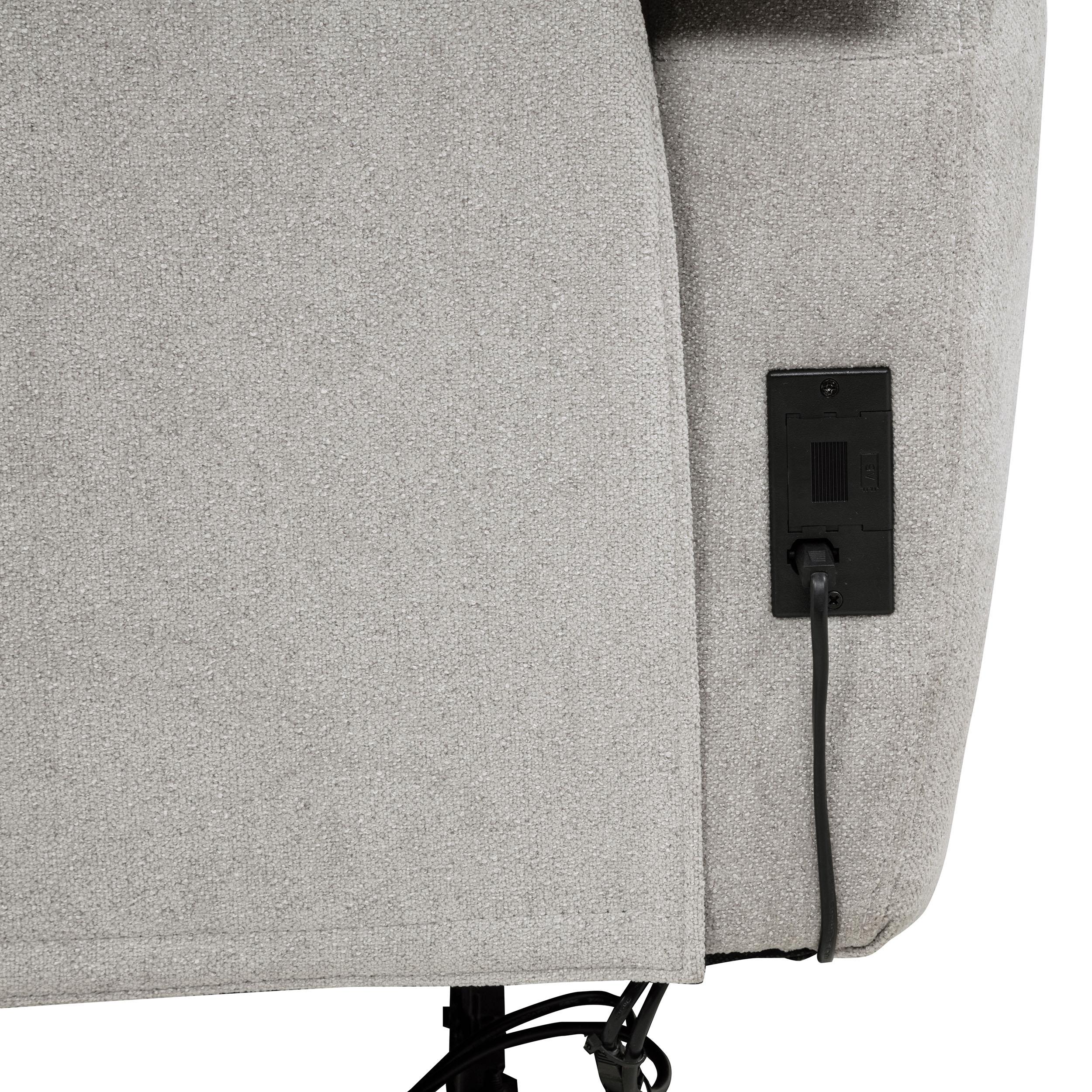 Sylmar Dove Gray 3-Piece Chenille Power Reclining Set - Image 14
