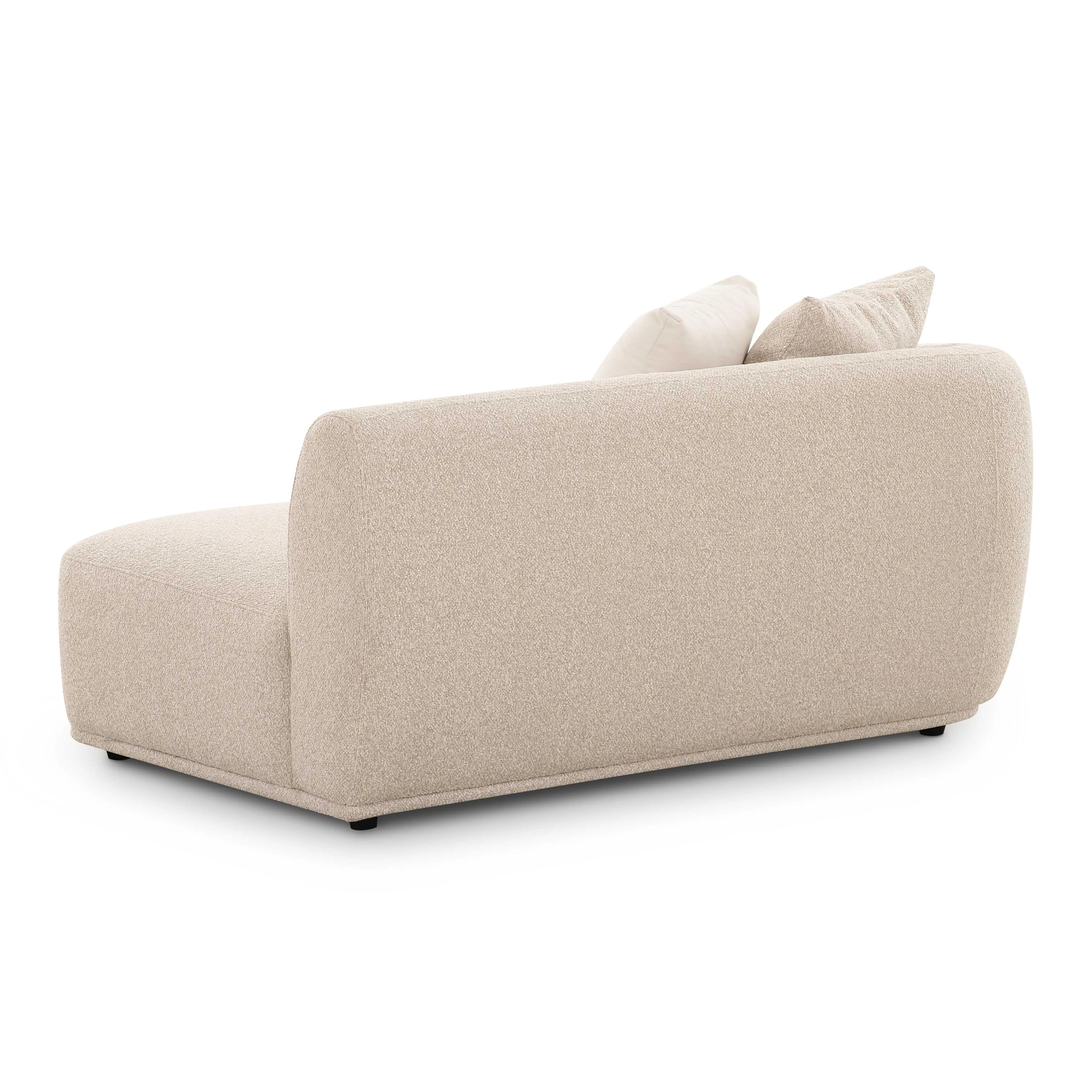 Sylvie Cream Boucle Arm 2-Seater Loveseat - Image 3