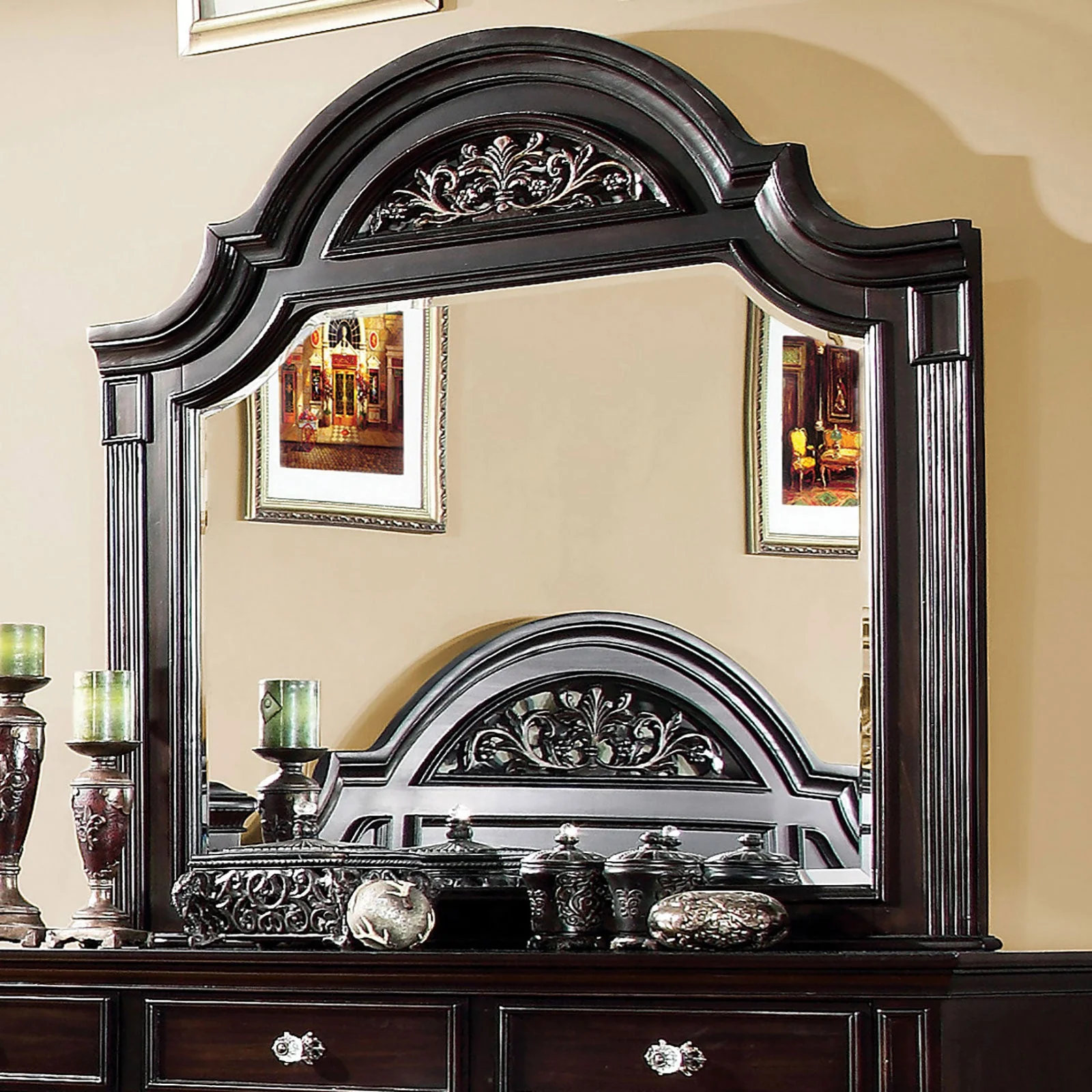 Syracuse Dark Walnut 5-Piece Queen Bedroom Set - Image 6