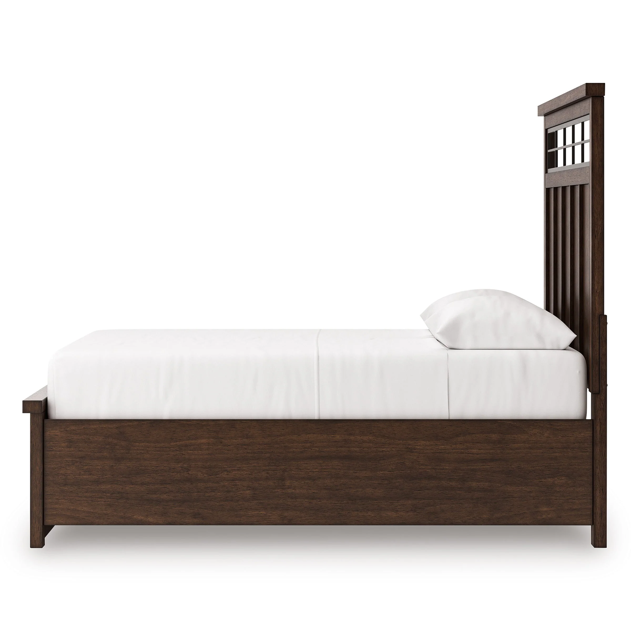 Taffenbrook Medium Brown Queen Storage Platform Bed - Image 16